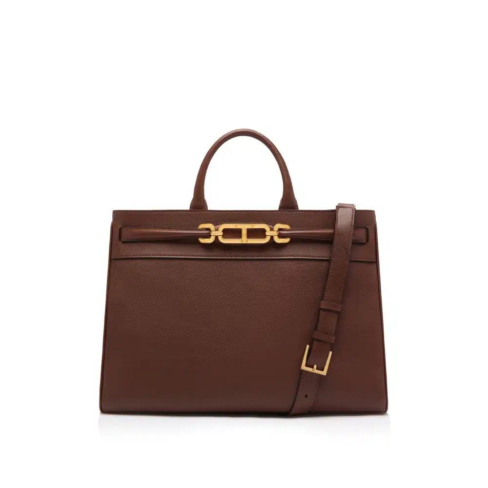 Tom Ford o1loc1c0925 L1785 Size: OS / Leather Large Top Handle Bag Size ONE SIZE - 1 Thumbnail