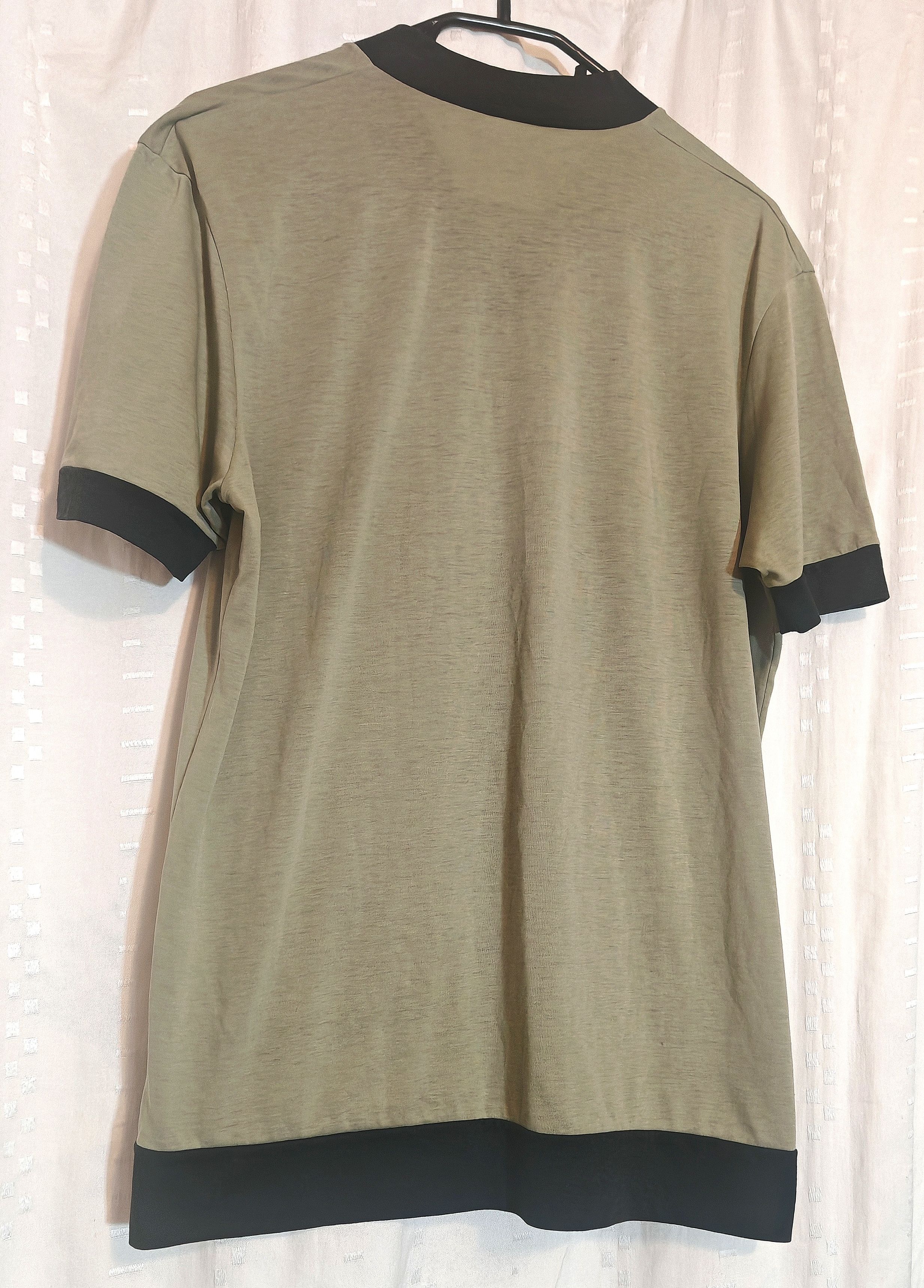 Other VTG Men's Seidensticker Contrast Trim V-Neck Ringer Tee sz L Size US L / EU 52-54 / 3 - 6 Thumbnail