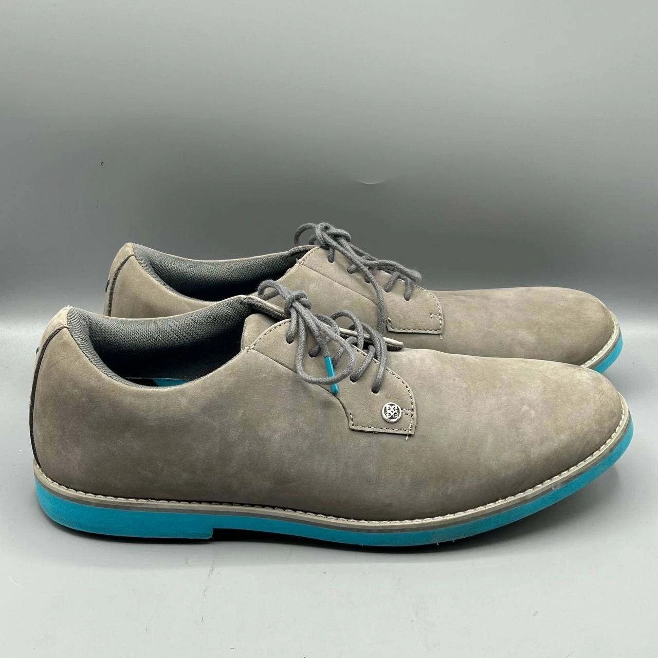 G/FORE G/FORE Leather Golf Shoes 10.5 Charcoal Sole SM151-529GLVT Size US 10.5 / EU 43-44 - 1 Thumbnail