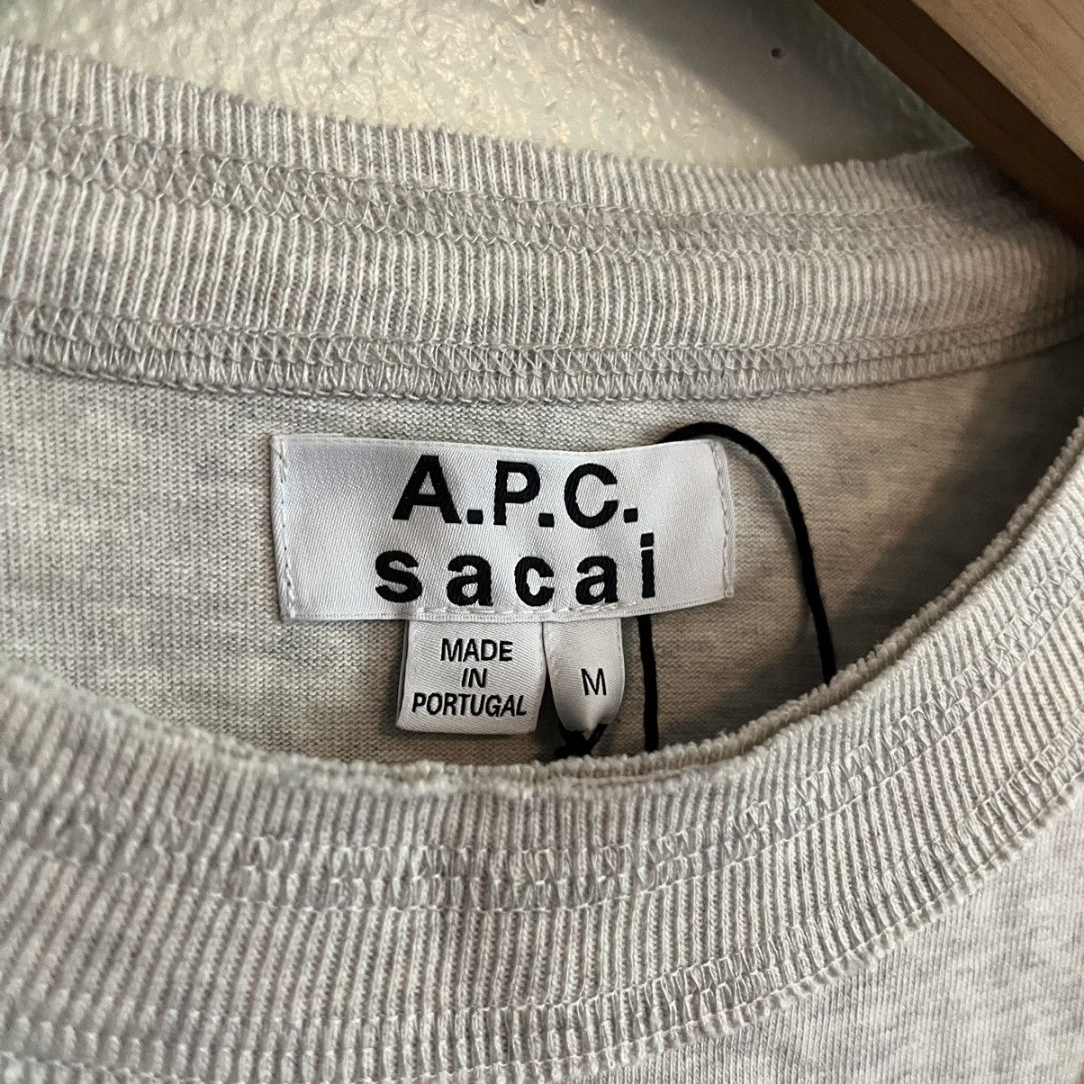 A.P.C. × Sacai Side Zip Taiyo Tee Size US M / EU 48-50 / 2 - 14 Thumbnail