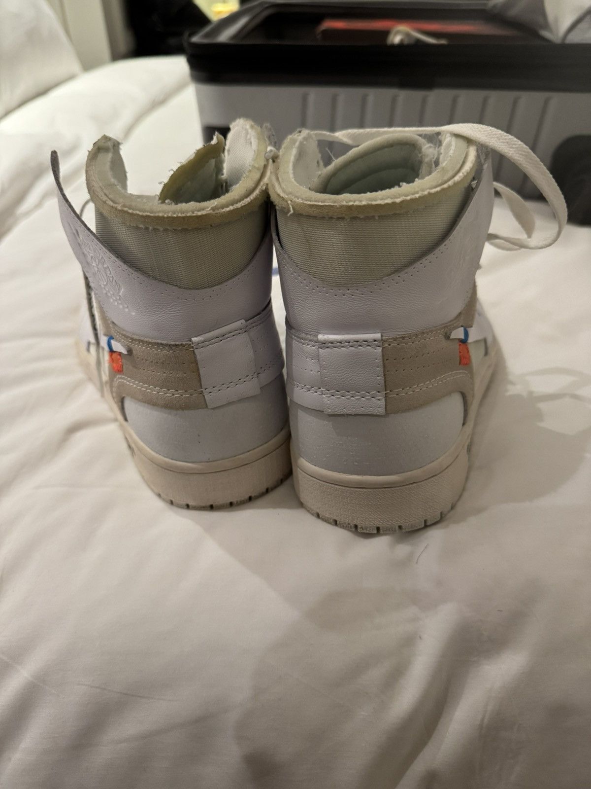 Nike × Off-White Off-White x Air Jordan 1 ‘OG White’ Euro Size US 9.5 / EU 42-43 - 4 Thumbnail
