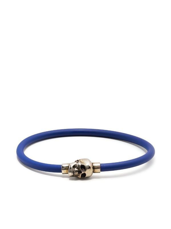 Alexander McQueen Alexander McQueen Rubber Skull Cord Bracelet Size ONE SIZE - 6 Thumbnail