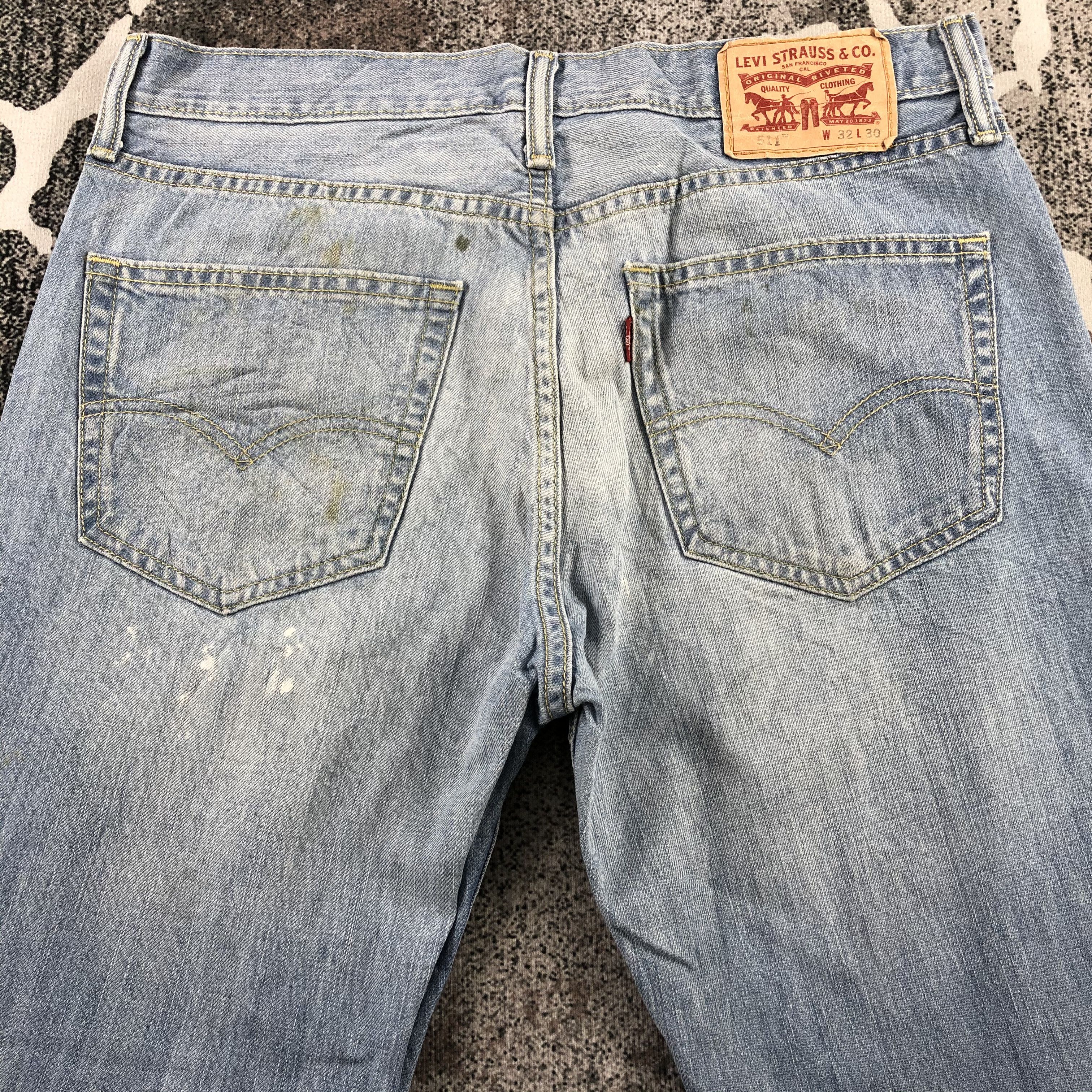 Levi's Levi's 511 Jeans Painted Denim KJ835 Size US 32 / EU 48 - 4 Thumbnail