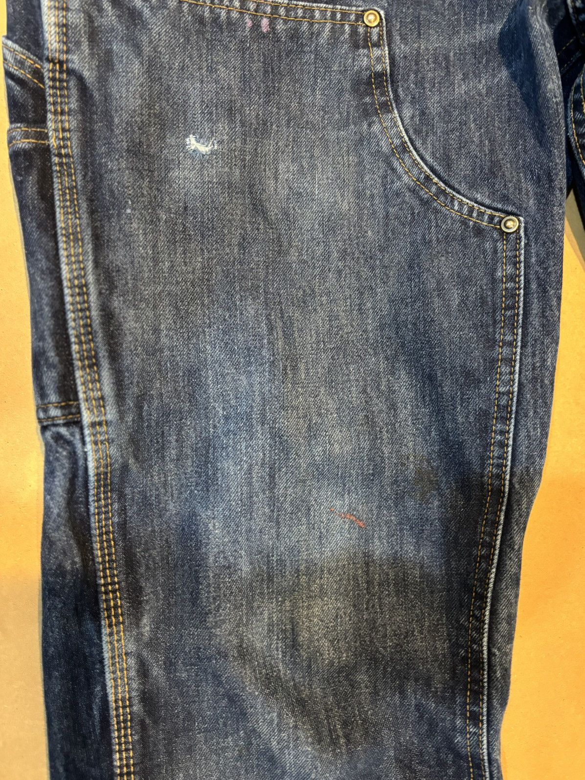 Carhartt Vintage Carhartt Men's Blue Relaxed Carpenter Jeans. Size US 32 / EU 48 - 9 Thumbnail