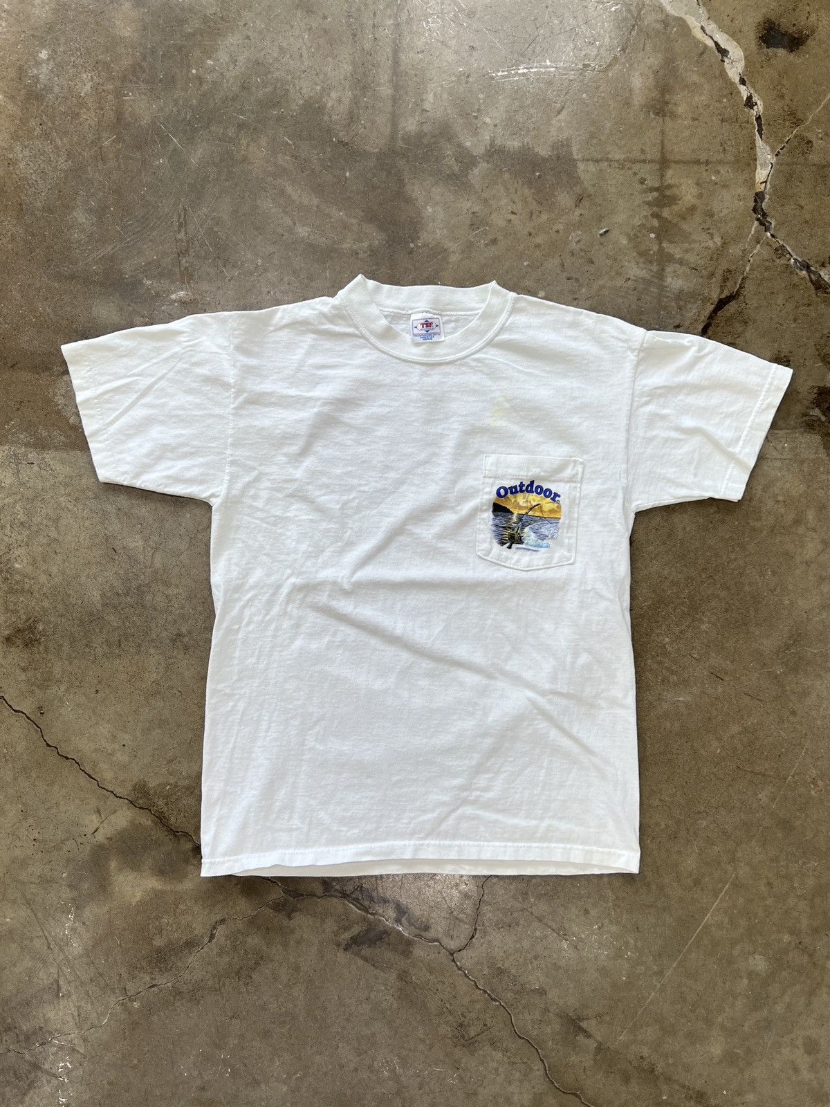 Vintage Vintage 1995 Outdoor Nature Ocean Pocket Tee Medium Size US M / EU 48-50 / 2 - 5 Thumbnail