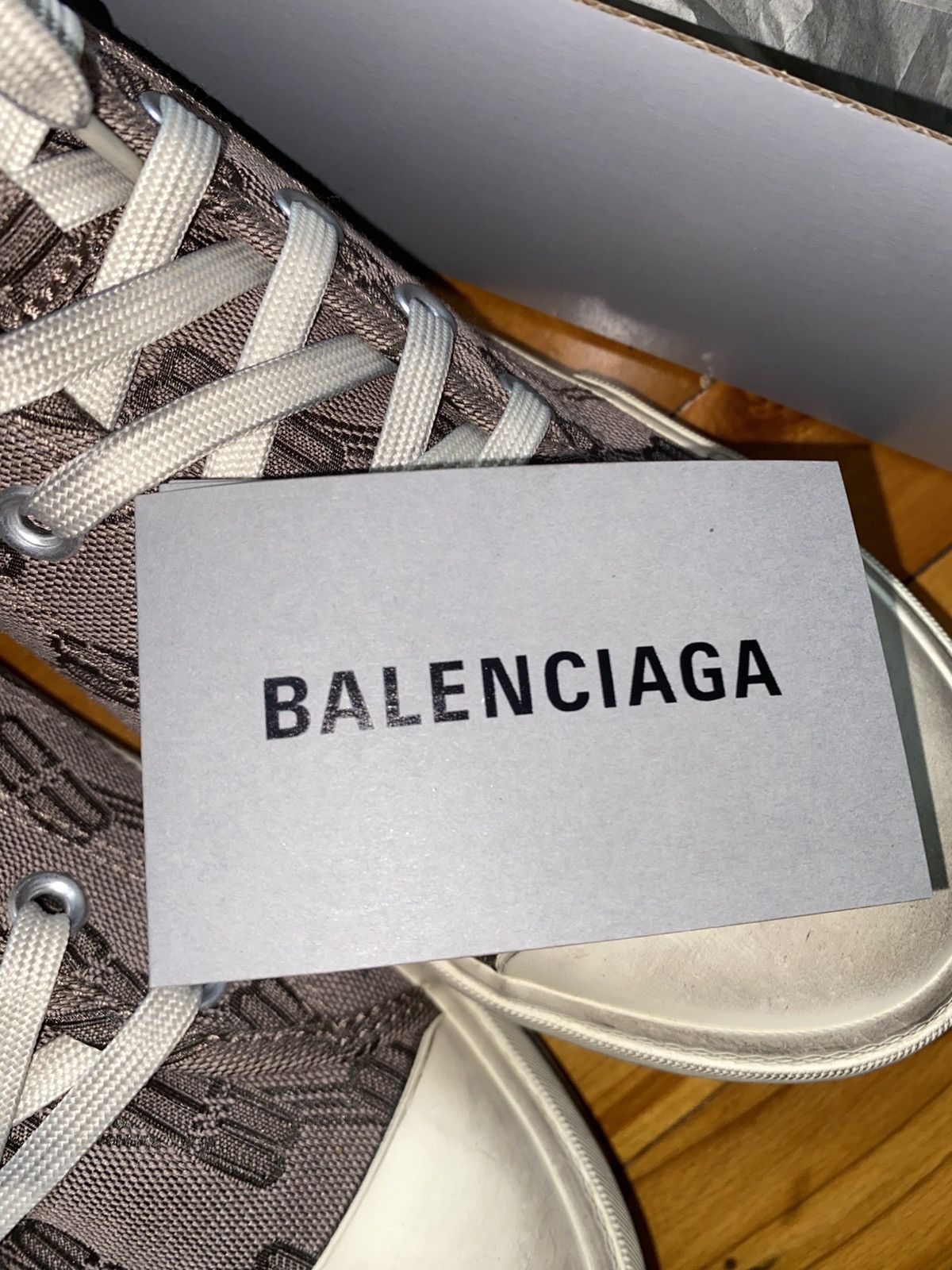 Balenciaga Balenciaga Paris High-Top BB Monogram Sneakers Size US 9 / EU 42 - 6 Thumbnail