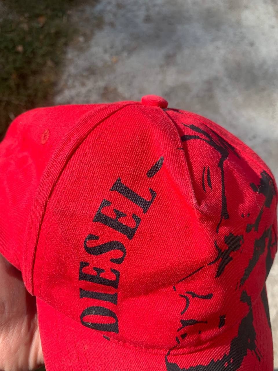 Diesel × Vintage VERY RARE DIESEL INDUSTRY DENIM DIVISION DESIGNER CAP Y2K Size ONE SIZE - 5 Thumbnail