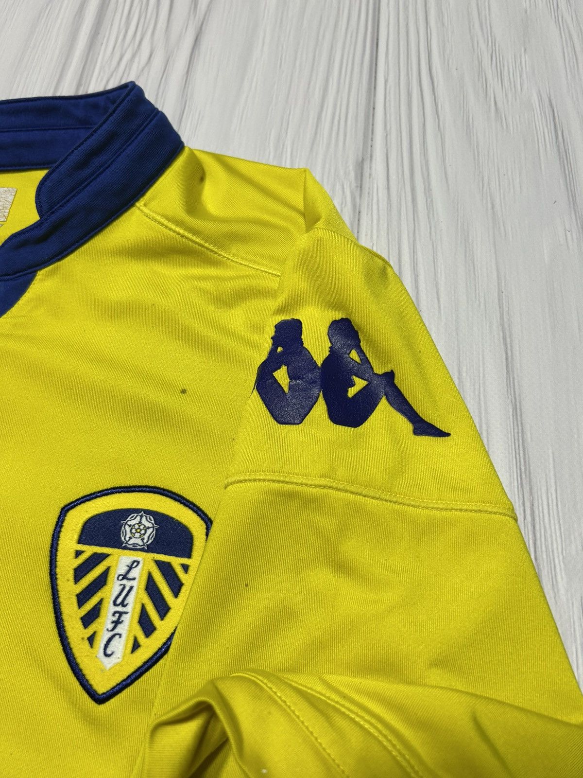 Kappa 2015/2017 Kappa Leeds United Football Shirt Soccer Jersey Size US L / EU 52-54 / 3 - 11 Thumbnail