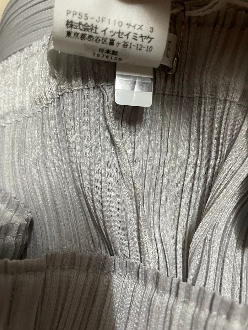 Issey Miyake Issey Miyake size:3 Light grey pleated pants Size 42" / US 20 - 3 Thumbnail