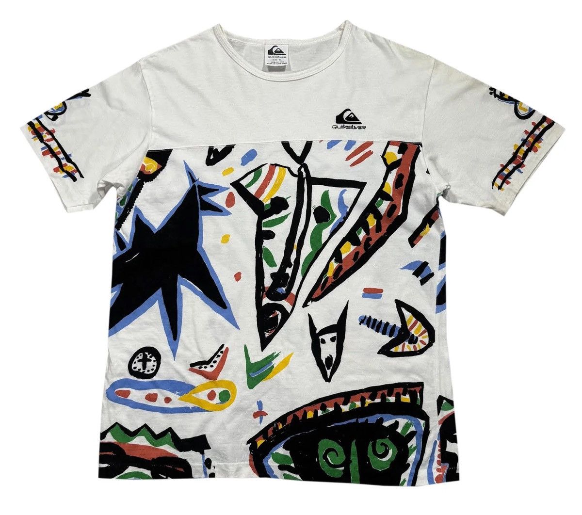 Quiksilver Vintage Quicksilver All Over Print Shirt (Size XL) Size US XL / EU 56 / 4 - 1 Thumbnail
