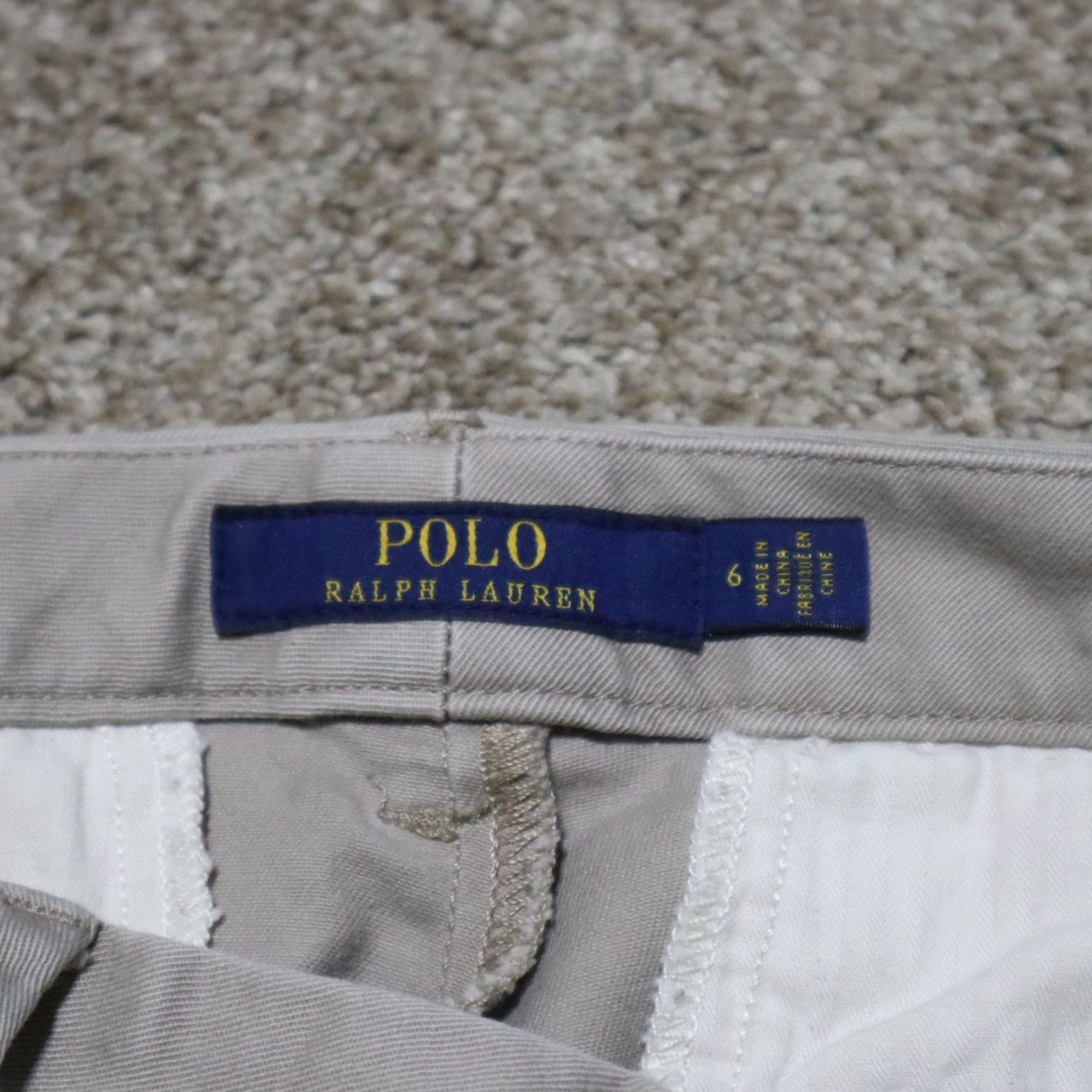 Polo Ralph Lauren VINTAGE Ralph Lauren Sport Pants Women's Size 6 Khakis Cotton Blend Flat Front Brown Sports 90s Womens Size 28" / US 6 / IT 42 - 4 Thumbnail