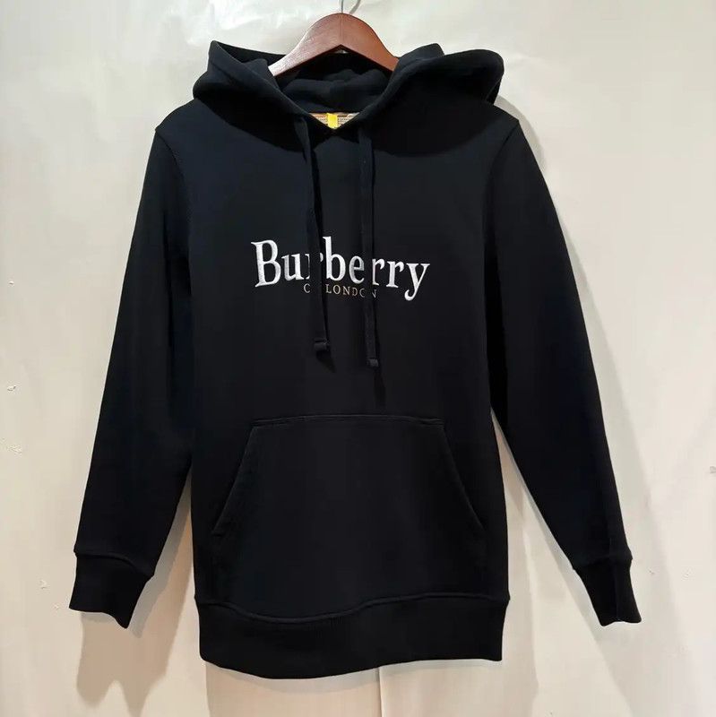 Burberry Burberry Black Logo Hooded Sweatshirt for Women Size XS / US 0-2 / IT 36-38 - 1 Thumbnail