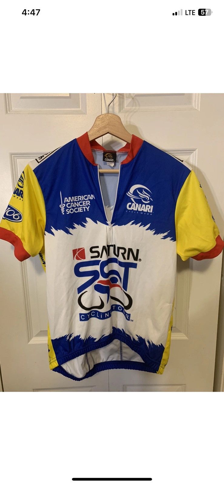 Canari Vintage Canari Saturn Cycling Mens Sz S Jersey 1/2 Zip Shirt Size US S / EU 44-46 / 1 - 6 Thumbnail