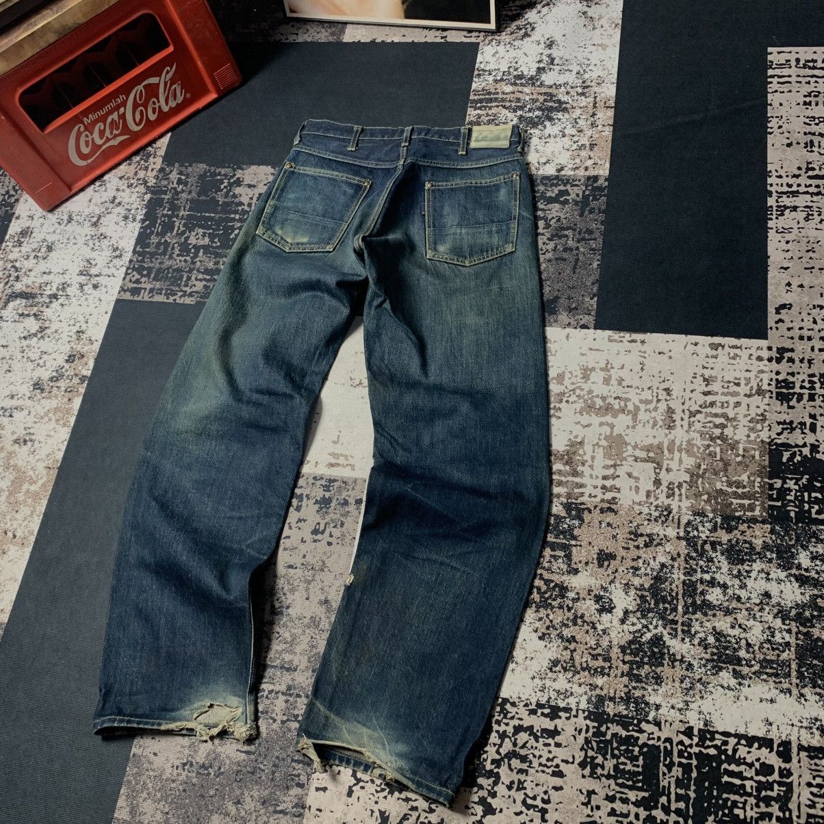 ABAHOUSE ‼️RARE‼️ Abahouse Distressed Selvedge Jeans Size US 30 / EU 46 - 10 Thumbnail