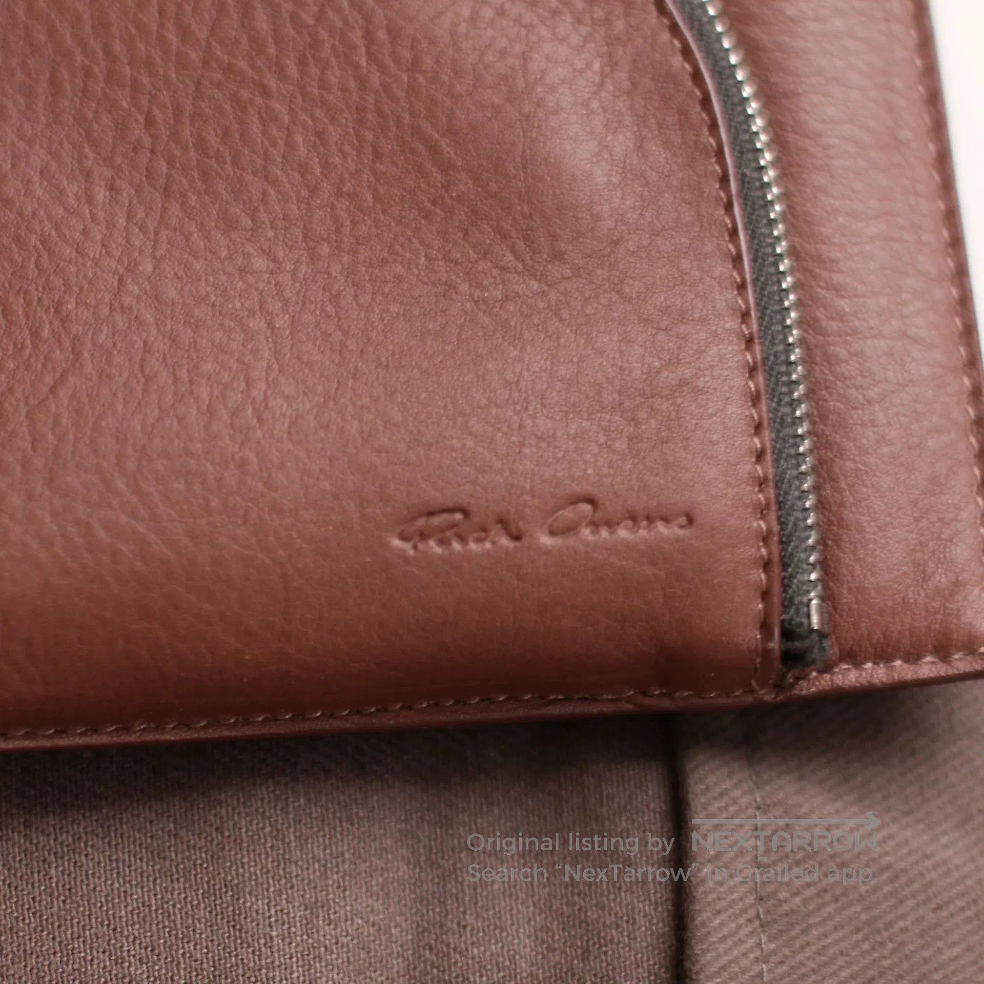 Rick Owens Rick Owens Brown Leather Mini Bag. Size ONE SIZE - 4 Thumbnail