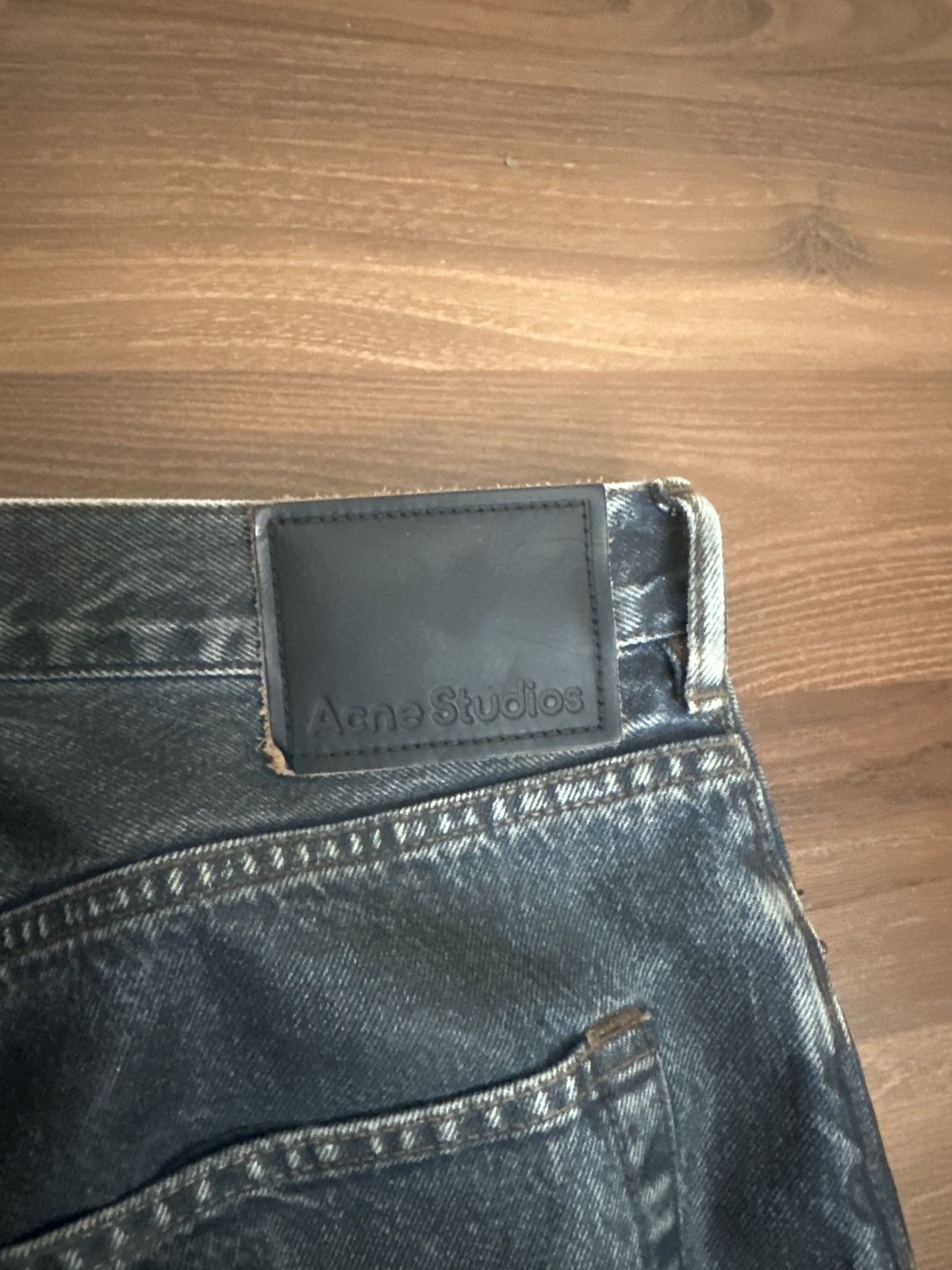 Acne Studios Acne Studios 2023 Asphalt Coating Jeans Size US 32 / EU 48 - 3 Thumbnail