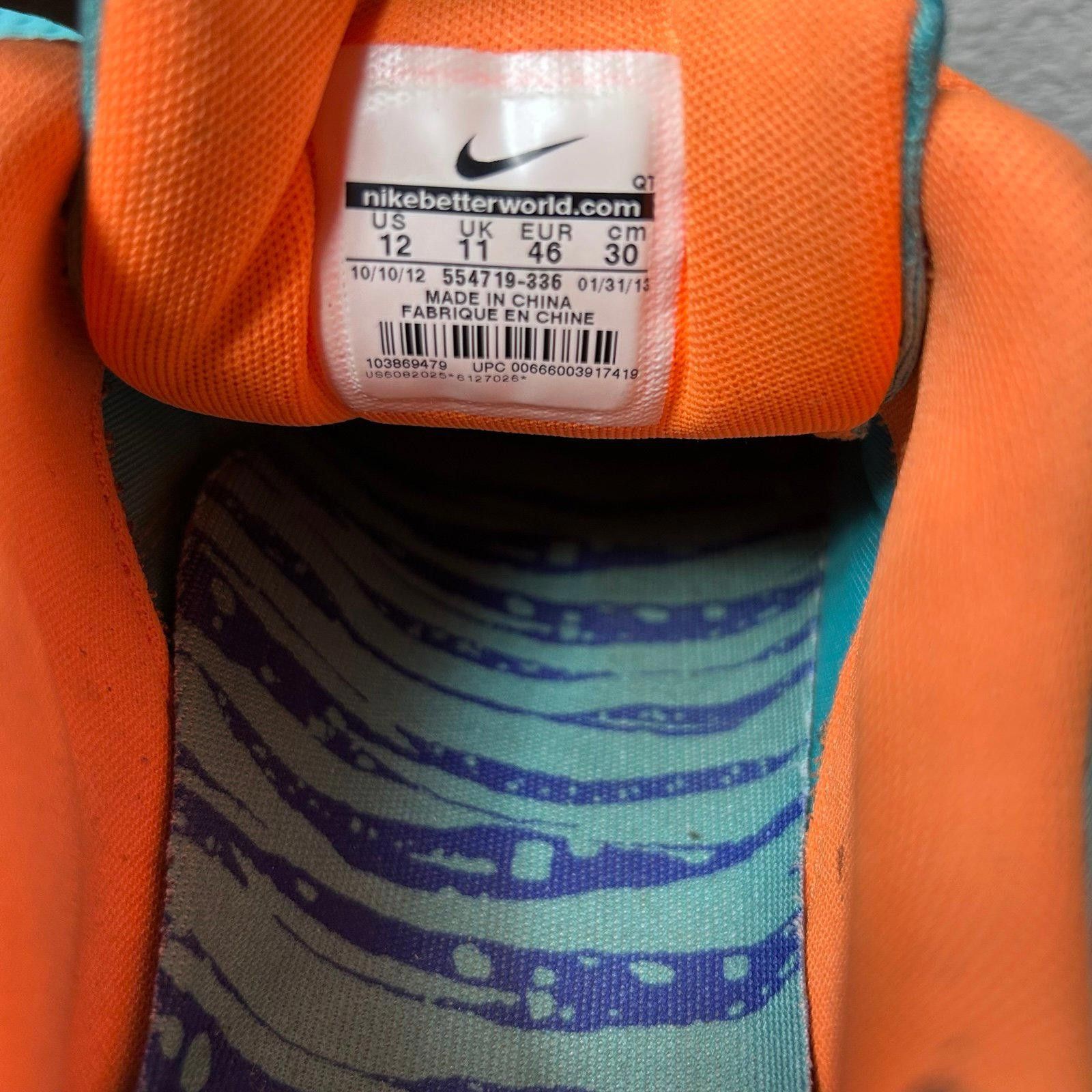Nike Nike Air Max 90 EM (Teal / Orange / Brown) Rio Brown Beach Size US 12 / EU 45 - 6 Thumbnail