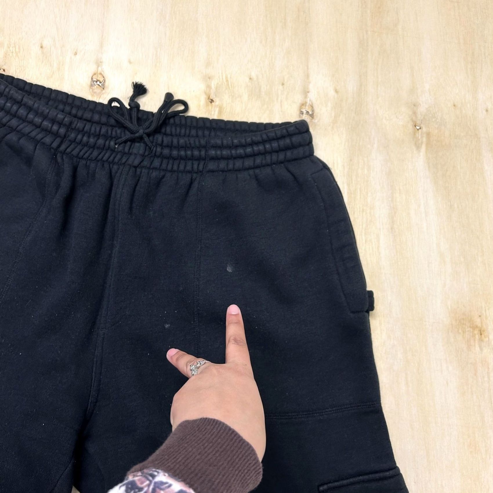 Southpole Southpole Cargo Shorts Mens XL Black Fleece Elastic Waist Drawstring Pockets Cargo Shorts Mens XL Black Fleece Elastic Waist Drawstring Pockets Size US 36 / EU 52 - 4 Thumbnail