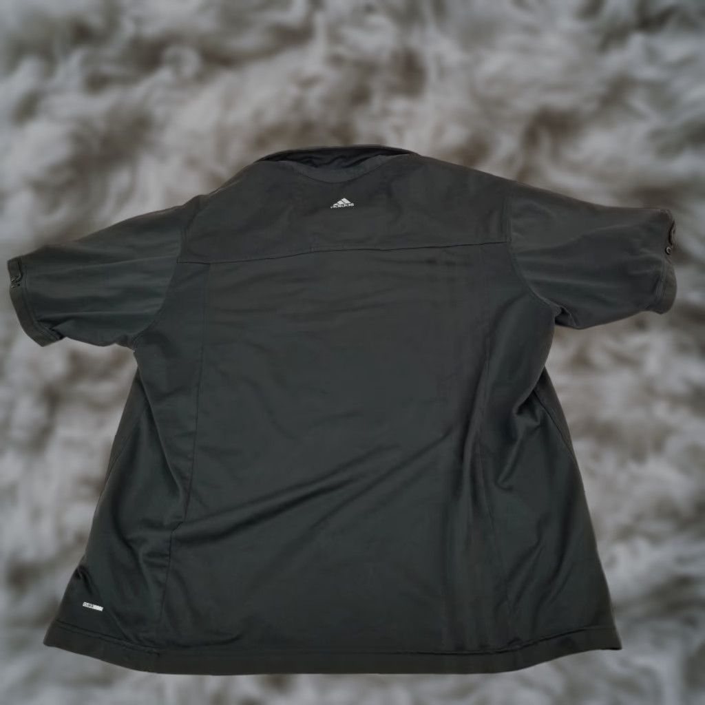 Adidas Adidas Climate Hiking Camping Fishing Shirt Mens Large Gray Short Sleeve Size US L / EU 52-54 / 3 - 1 Thumbnail
