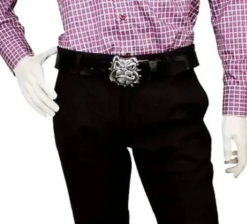 Designer 115cm Angry Dog Belt Size ONE SIZE - 3 Thumbnail