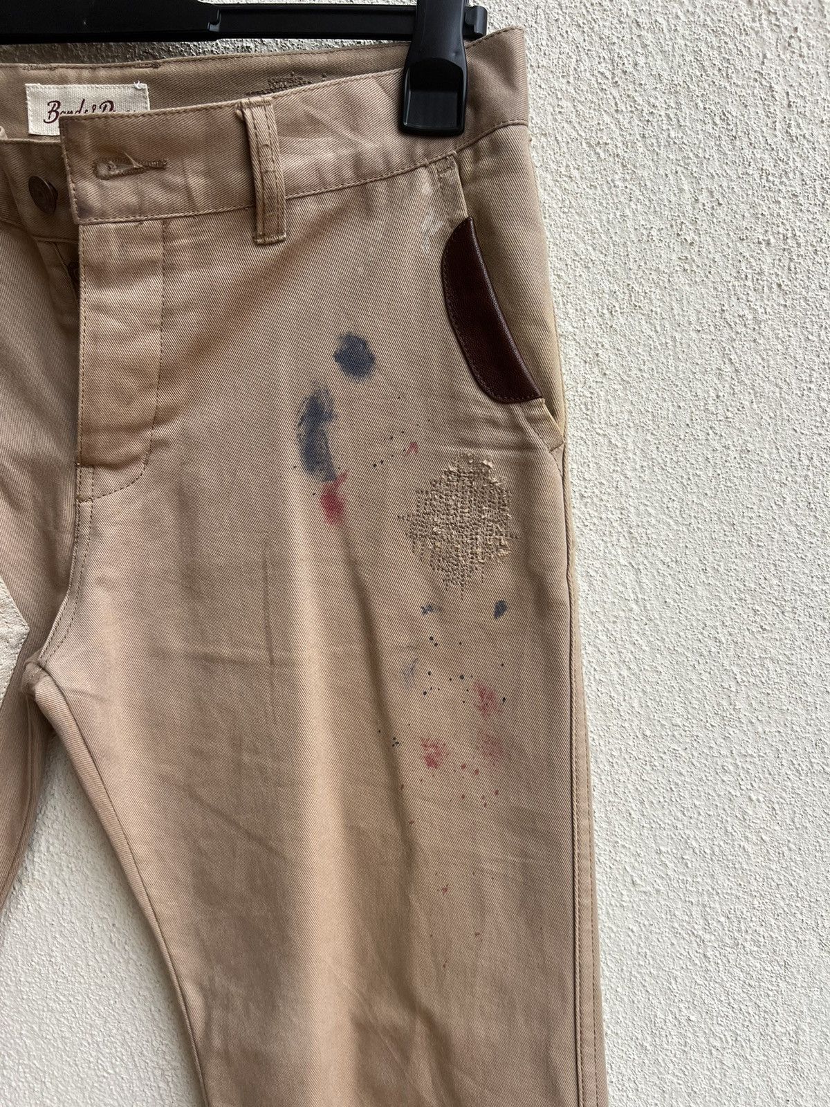 Vintage Bonds & Peace Japan Painter Khaki Flare Chinos Pant Size US 30 / EU 46 - 10 Thumbnail