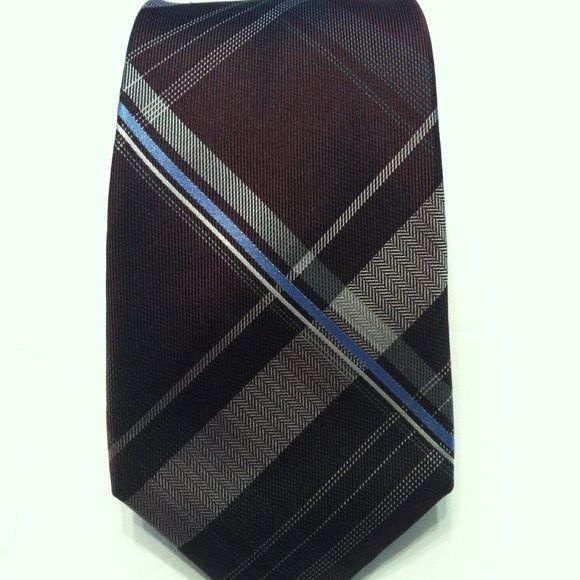 Michael Kors MICHAEL KORS MEN'S NEW BROWN 100%SILK TIE WIDTH: 3" Size ONE SIZE - 1 Thumbnail