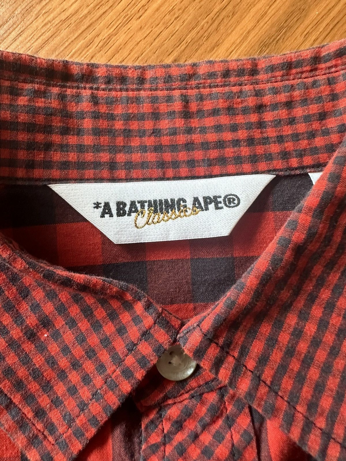 Bape Plaid Button Up Shirt Size S / US 4 / IT 40 - 6 Thumbnail