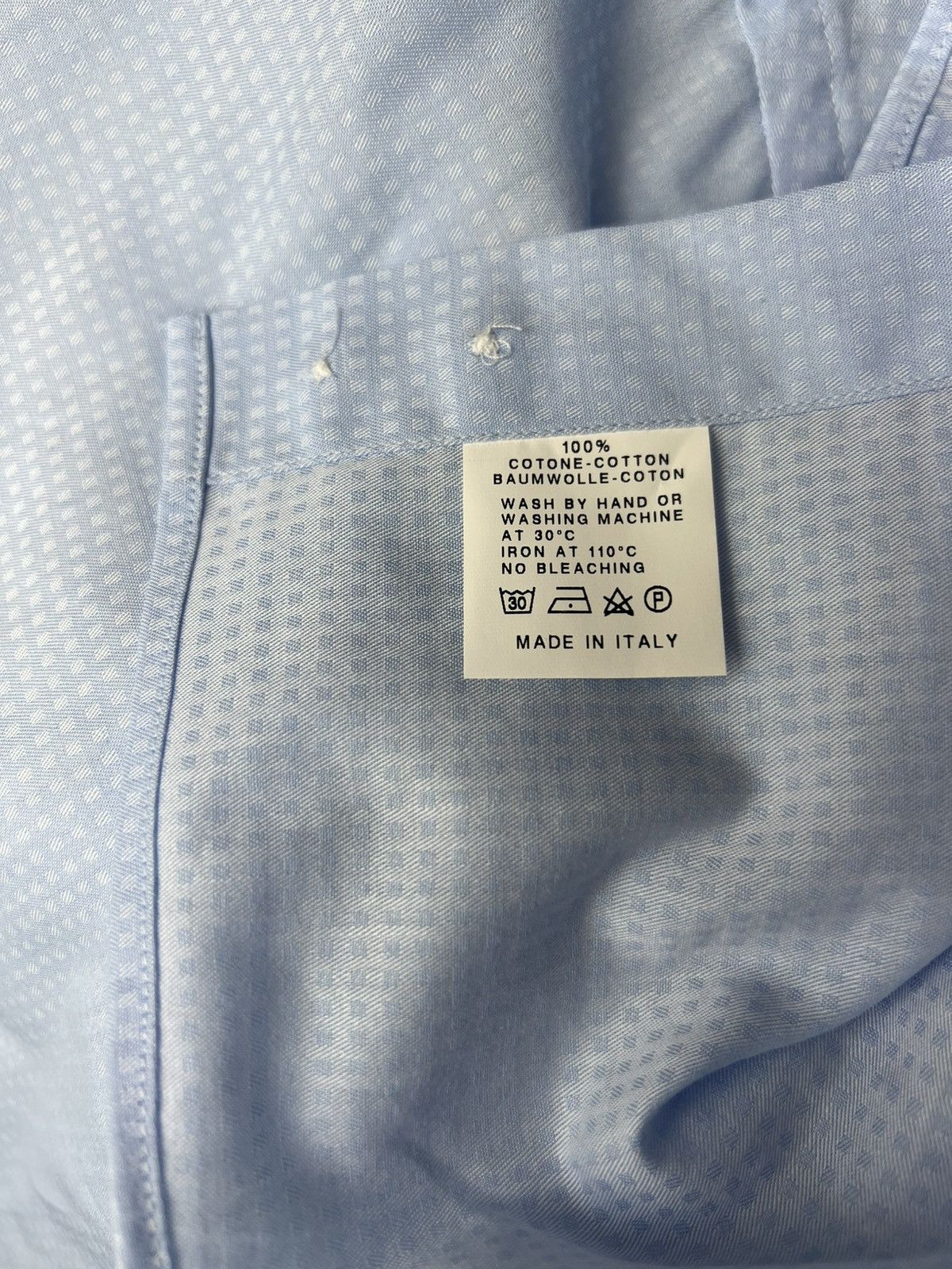 Other Taccaliti Blue Italian Dress Shirt – Made in Italy Size US XXL / EU 58 / 5 - 7 Thumbnail