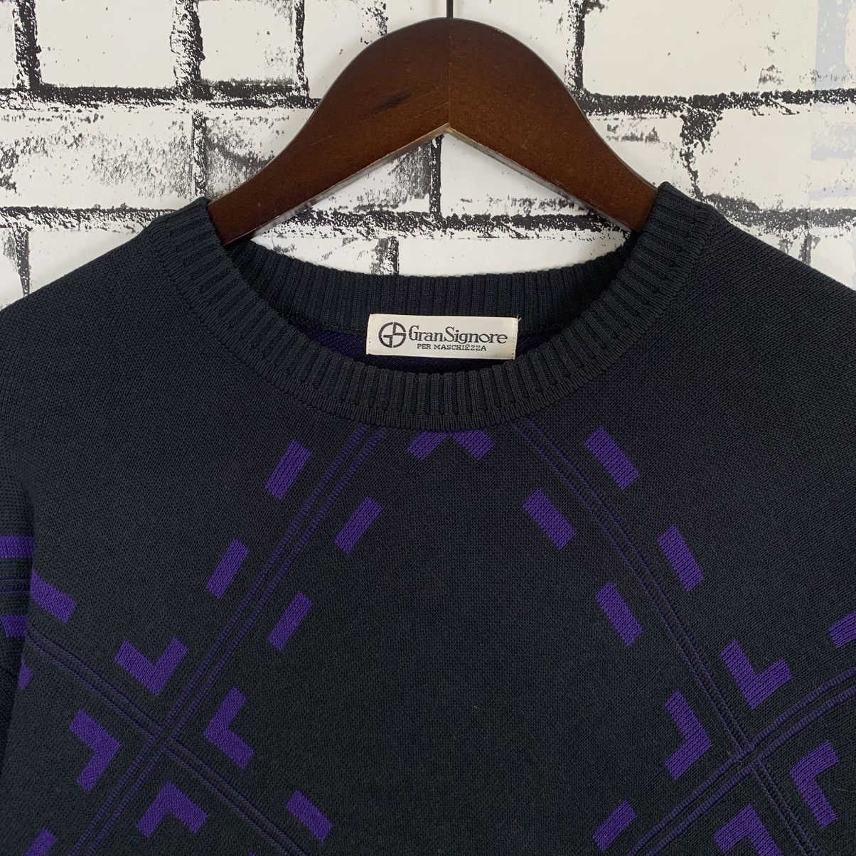 Designer × Japanese Brand × Vintage Japanese Brand Gran Signore Maschiezza Sweatshirt Crewneck Size L / US 10 / IT 46 - 3 Thumbnail