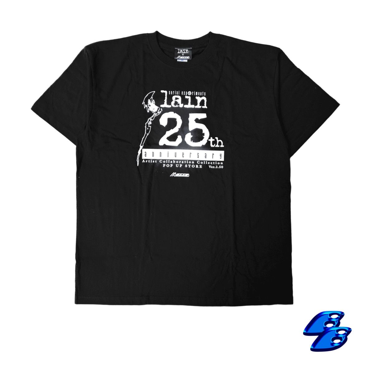 Anime Serial Experiments Lain OFFICIAL LIMITED TEE 25th Anniv Size US XXL / EU 58 / 5 - 1 Thumbnail