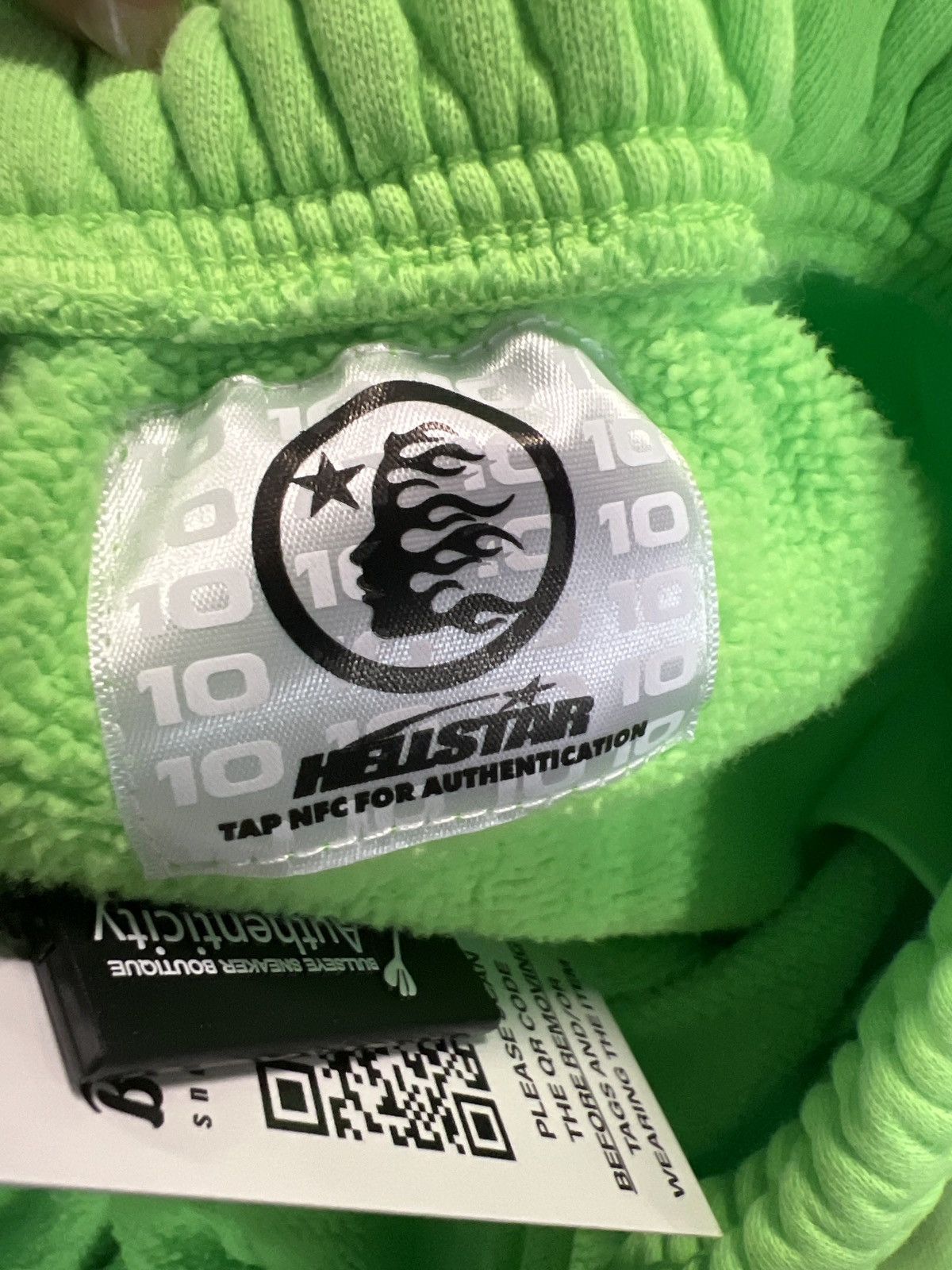 HELLSTAR Hellstar Neon Green Warm Up Shorts Size US 32 / EU 48 - 3 Thumbnail