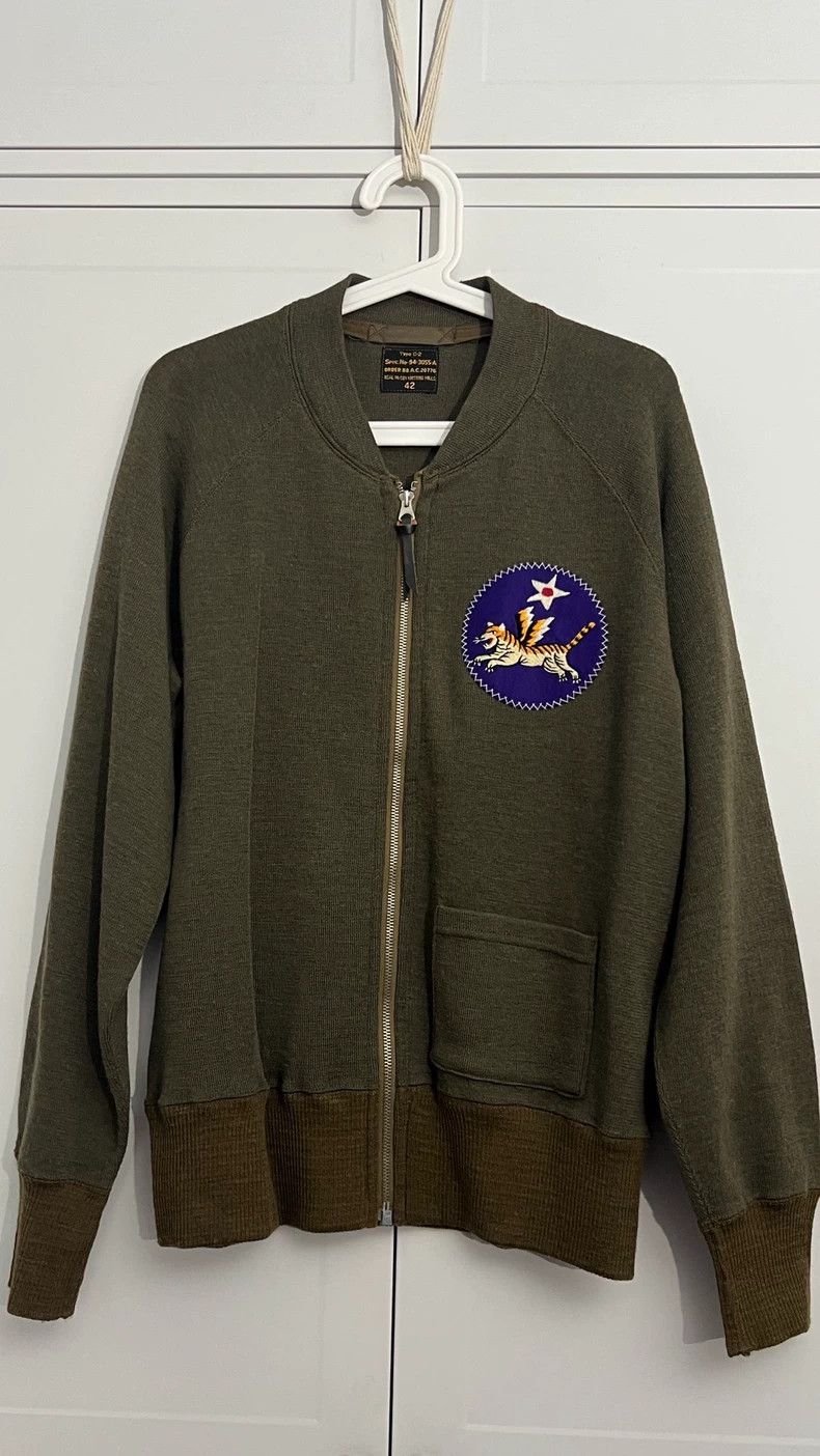 The Real McCoy's The Real McCoy Wool C2 Military Jacket with Flying Tiger Em Size US XL / EU 56 / 4 - 1 Thumbnail