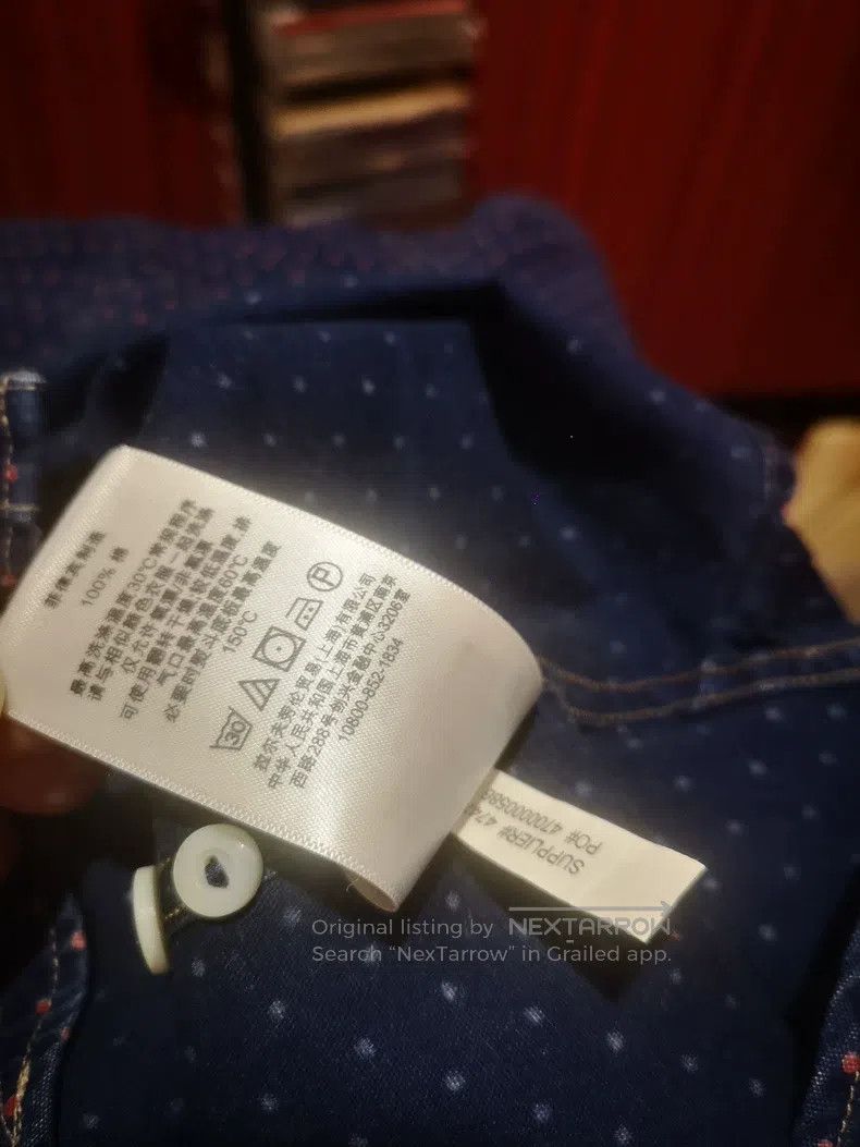 RRL Ralph Lauren RRL Ralph Lauren Pink polka dot blue dye workwear shirt Size US S / EU 44-46 / 1 - 5 Thumbnail