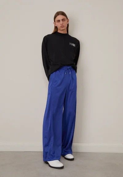 Han Kjobenhavn SS23 !DSWT! Han Kjobenhavn Oversized Loose Blue Track Pants Size US 32 / EU 48 - 1 Thumbnail
