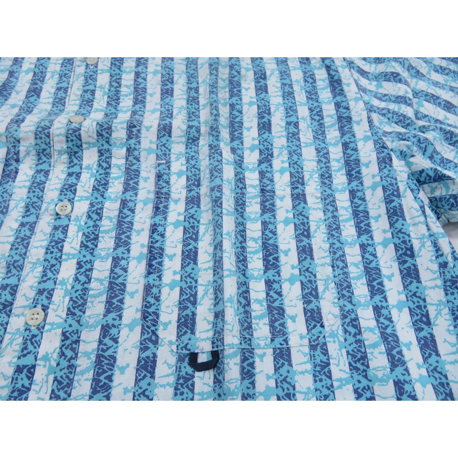 Levi's LEVIS Shirts For Jeans White Blue Aqua Stripes, XL 1990s New Size US XL / EU 56 / 4 - 3 Thumbnail