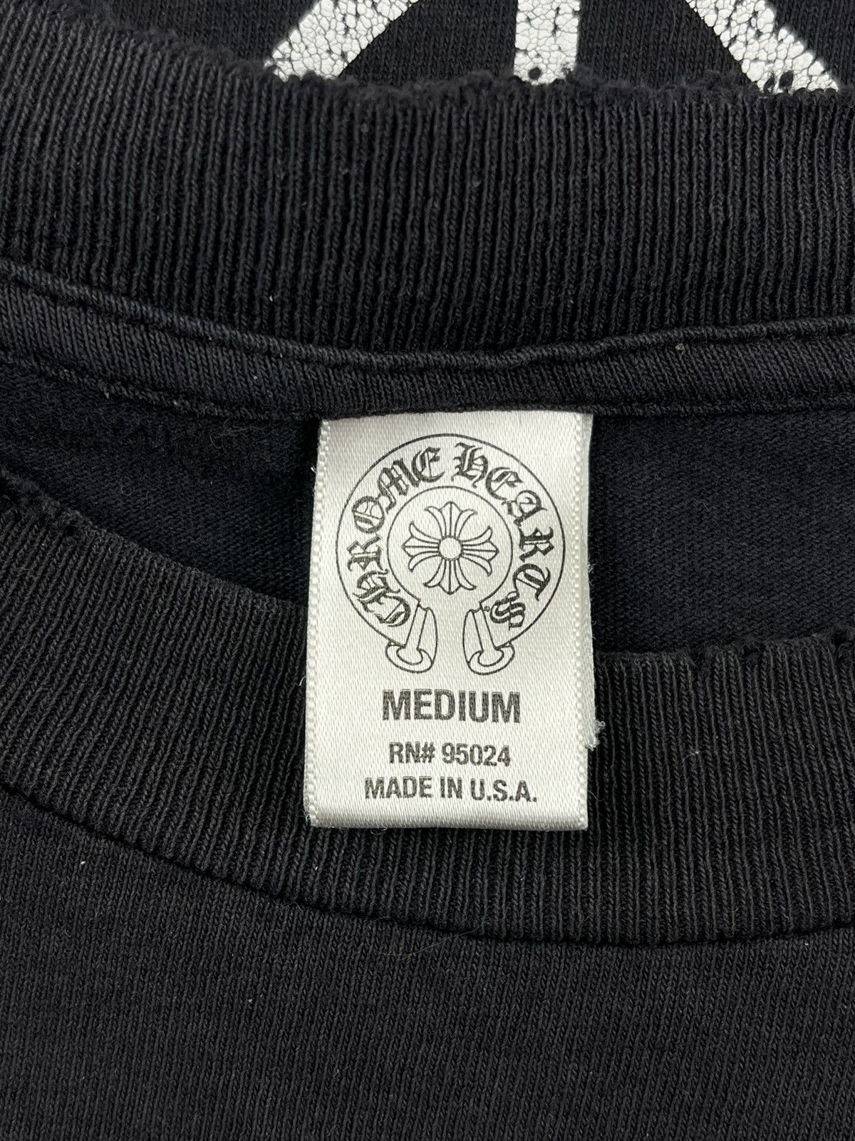 Chrome Hearts Chrome Hearts Tokyo Plus Cross Print Pocket Tshirt Thrashed Size US M / EU 48-50 / 2 - 8 Thumbnail