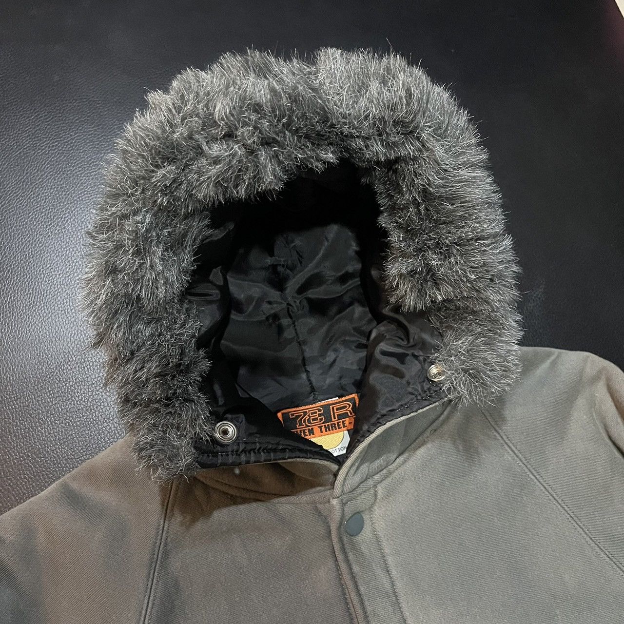 If Six Was Nine × Le Grande Bleu (L.G.B.) Seven Three R x Medallion Skulls S logo Fur Jacket Hooded Size US M / EU 48-50 / 2 - 8 Thumbnail