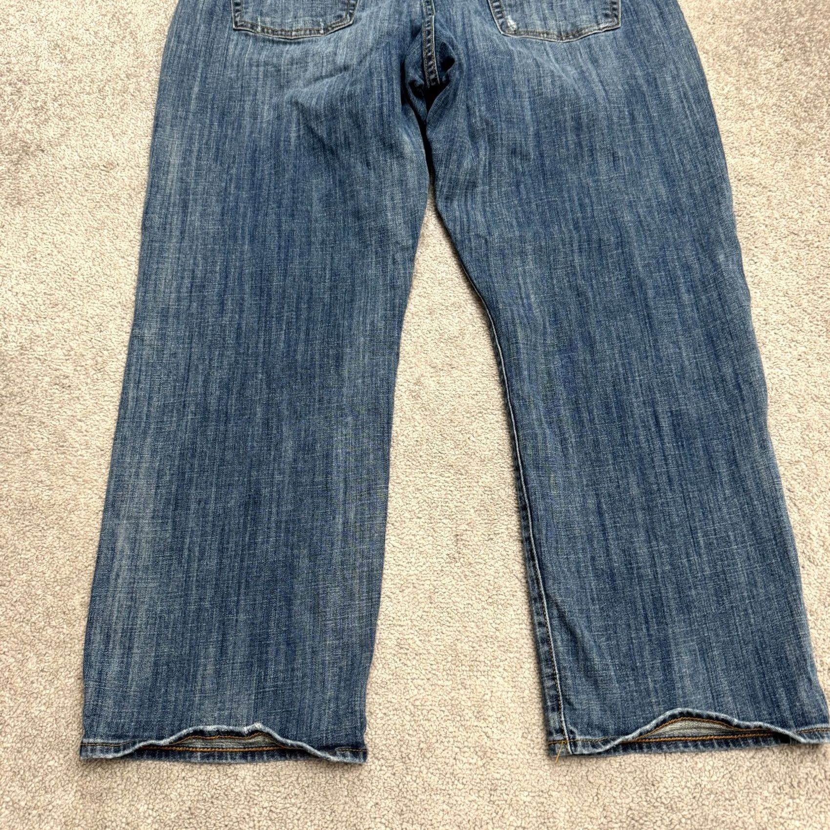 Lucky Brand Lucky Brand 181 Relaxed Fit Denim Jeans 42x30 Blue Medium Wash Cotton Casual Men 5-Pocket USA Logo Designer Jeans Regular Size 36 Inseam 29” Size US 36 / EU 52 - 6 Thumbnail