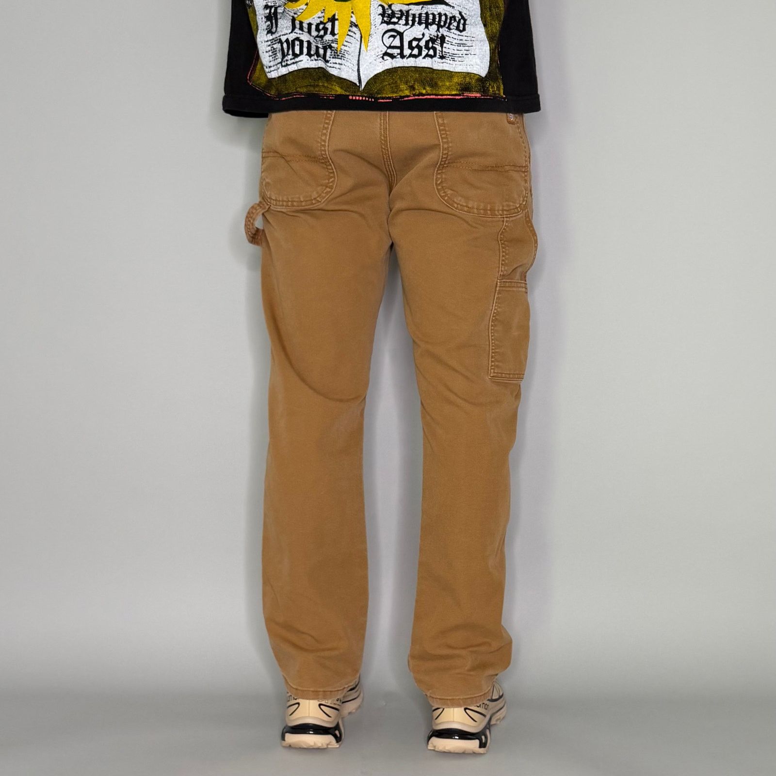 Dickies Vintage 90s Dickies Carpenter Pants 32x30 Straight Fit Tan Size US 32 / EU 48 - 4 Thumbnail