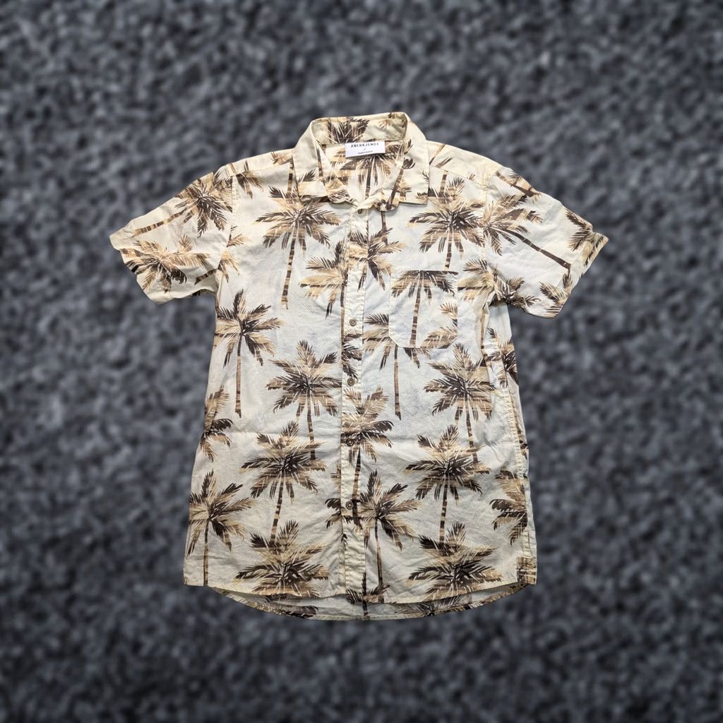 Anerkjendt Anerkjendt Hawaii Button Shirt Mens M Beige Palms pattern Shirt Mens M Beige Palms pattern Size US M / EU 48-50 / 2 - 1 Thumbnail
