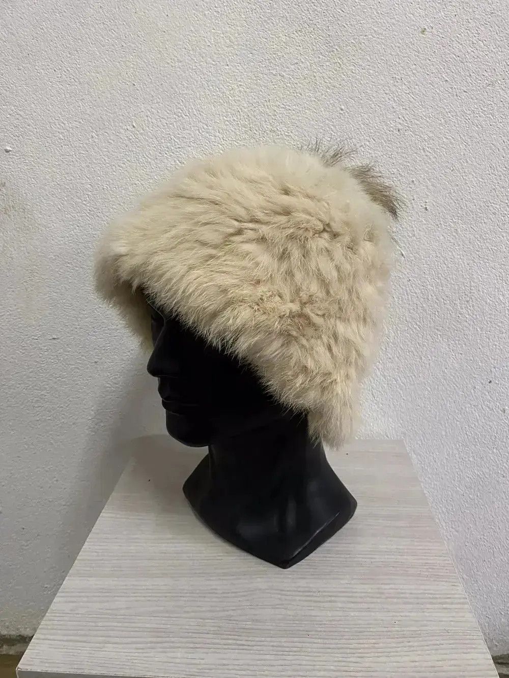 Japanese Brand Japanese Brand Fur Fleece Beanie Hat Size ONE SIZE - 2 Thumbnail