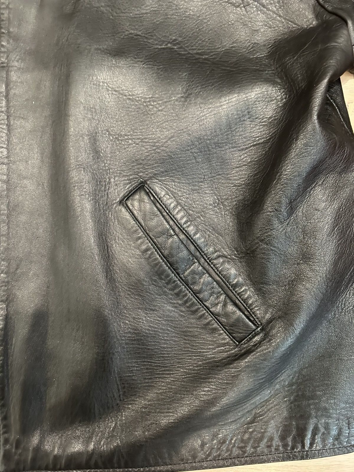 Vintage Vintage RCA Label Nashville Leather Jacket XL Size US XL / EU 56 / 4 - 4 Thumbnail