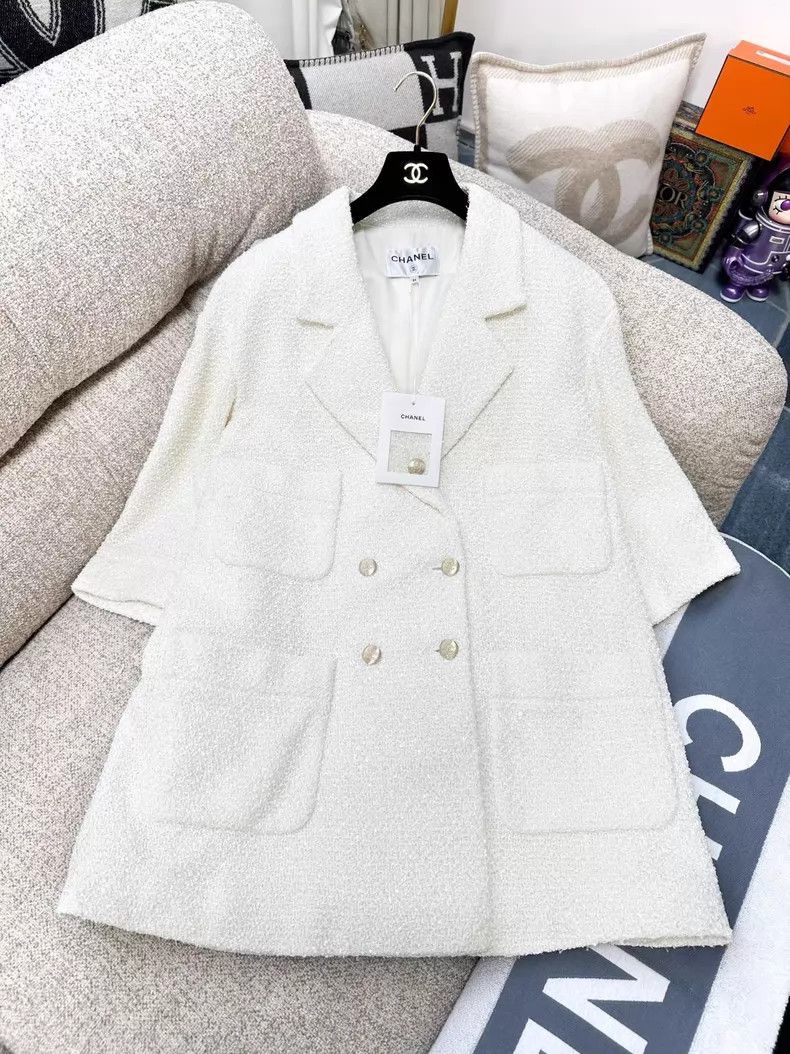 Chanel Chanel Silhouette four-pocket fine glitter long-sleeved kn Size XS / US 0-2 / IT 36-38 - 1 Thumbnail