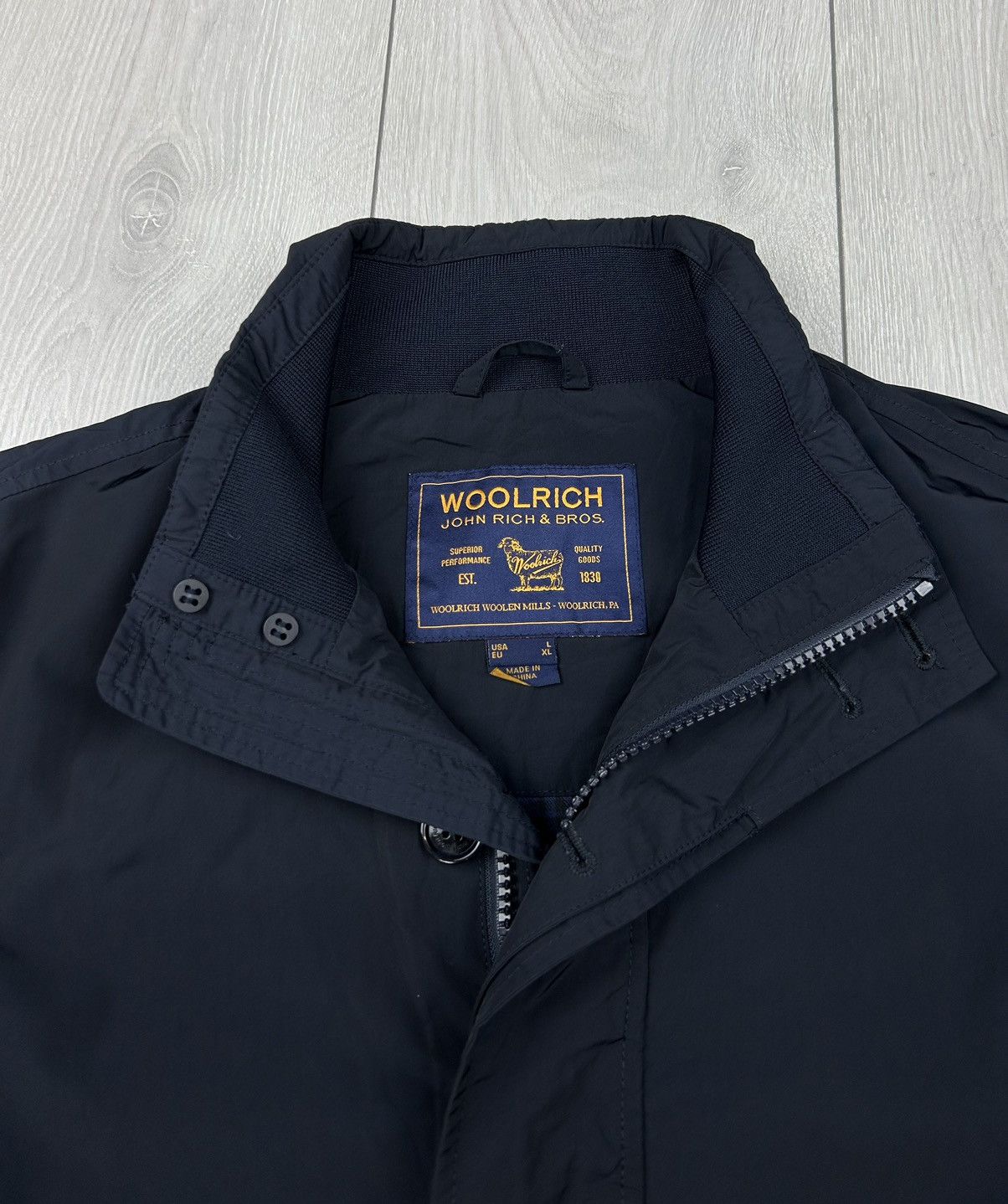 Woolrich Woolen Mills Woolrich Light Jacket Size XL Navy Size US XL / EU 56 / 4 - 5 Thumbnail