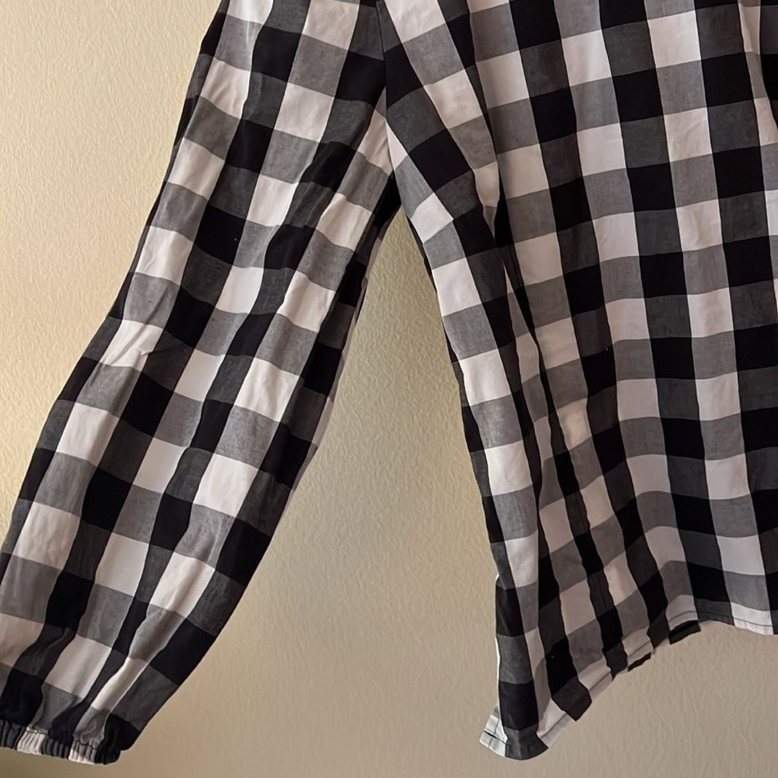 J.Crew J. Crew Gingham Puff Sleeve Oversized Blouse Size 00 Size XXS / US 00 / IT 34 - 3 Thumbnail