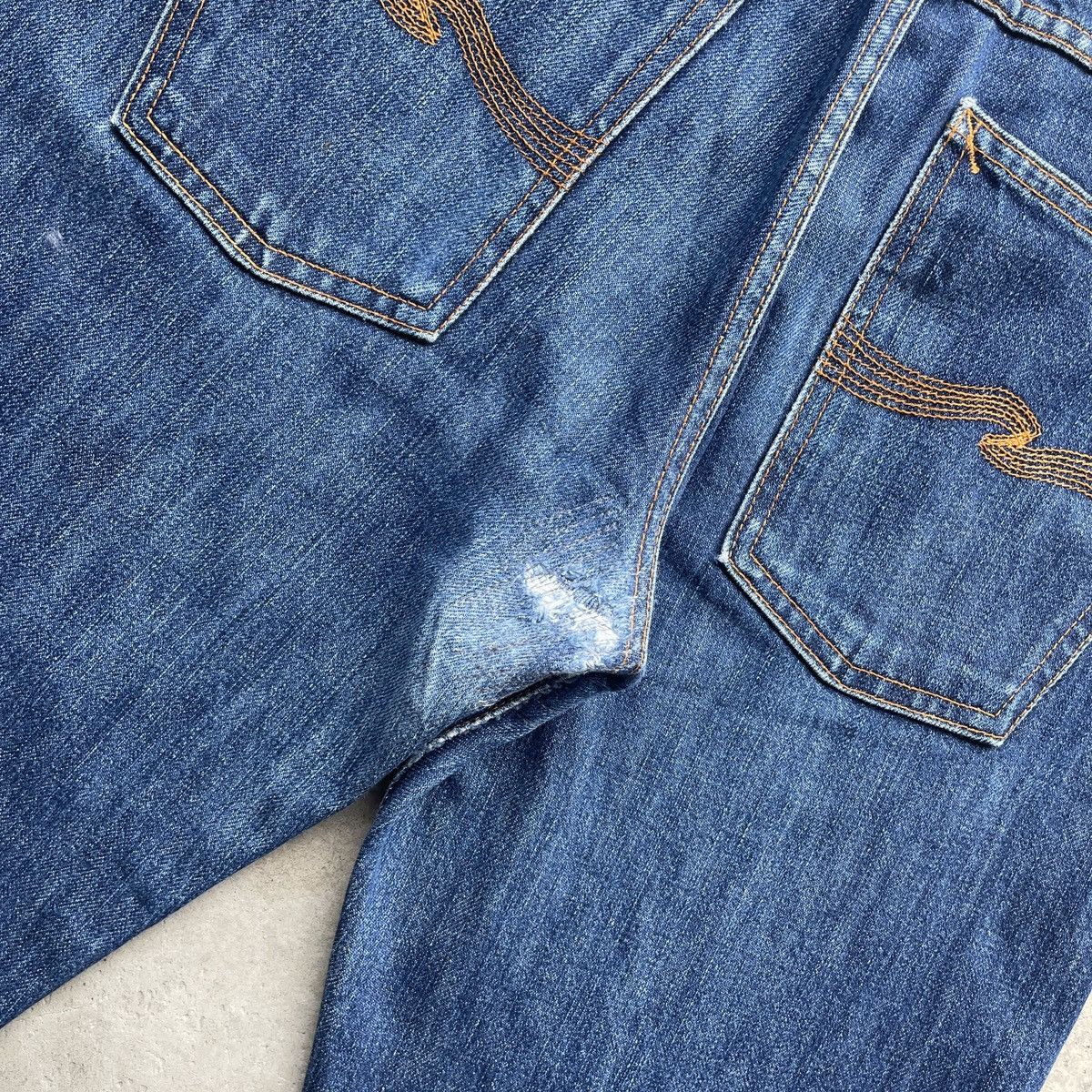 Nudie Jeans W32x31 Vintage Nudie Jeans Faded FlyButton Denim Pants Size US 32 / EU 48 - 10 Thumbnail