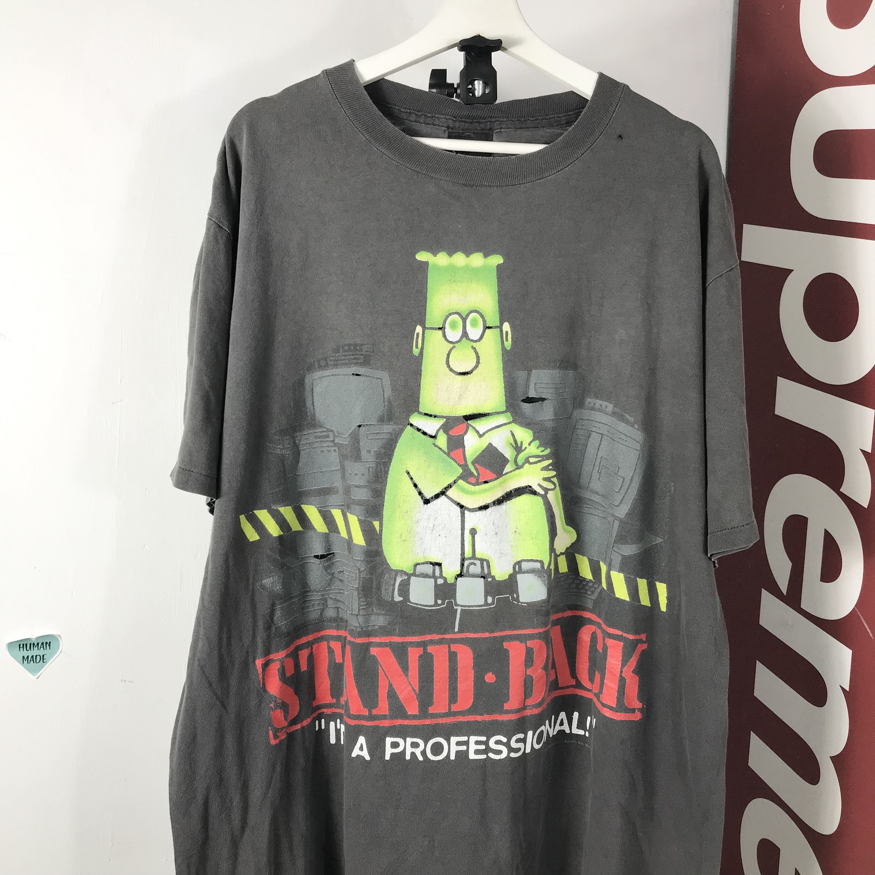 Cartoon Network vintage thrashed 90s Dilbert Software The Network Is Down Size US XL / EU 56 / 4 - 2 Thumbnail
