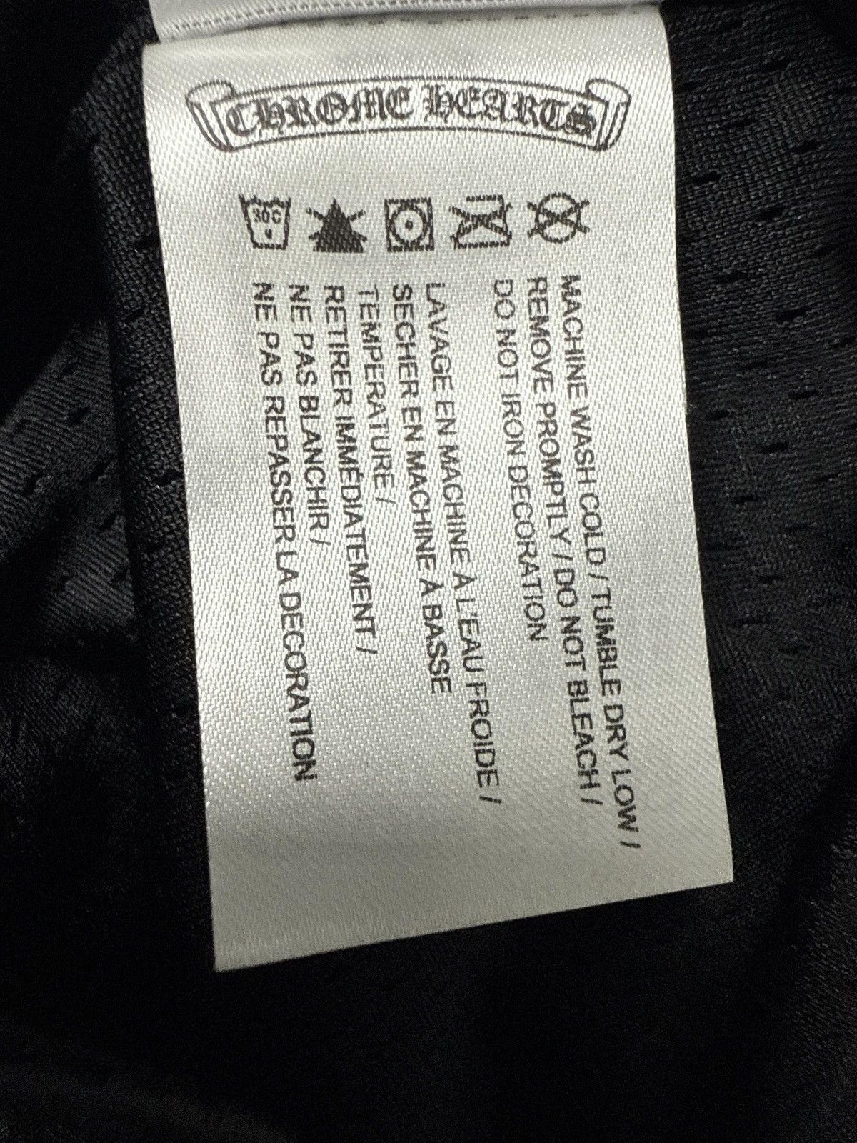 Chrome Hearts CHROME HEARTS MESH JERSEY BOOTY SHORTS BLACK Size 27" / US 4 / IT 40 - 9 Thumbnail