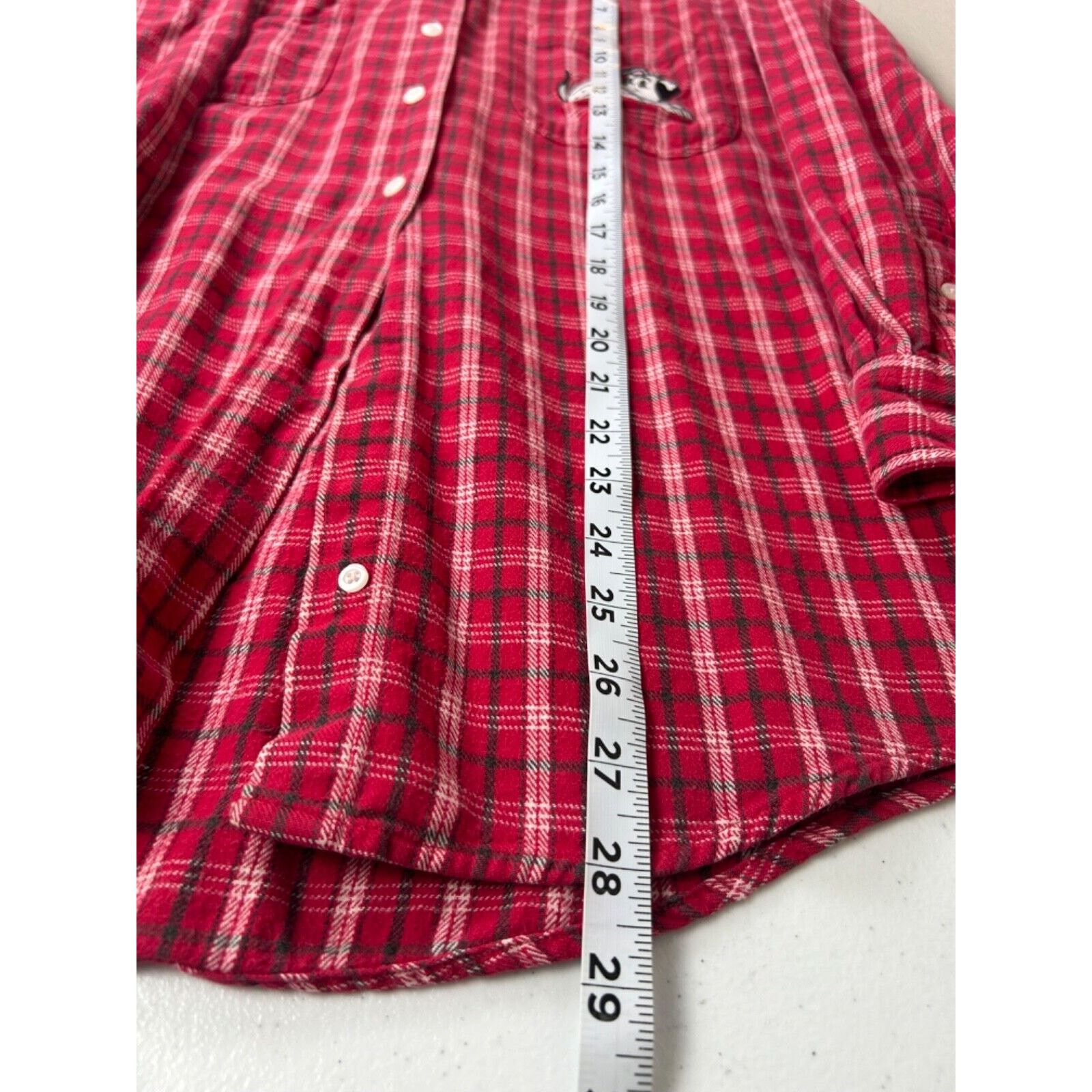 Disney Disney 101 Dalmatians Plaid Flannel Shirt Small Cotton VTG Size US S / EU 44-46 / 1 - 12 Thumbnail