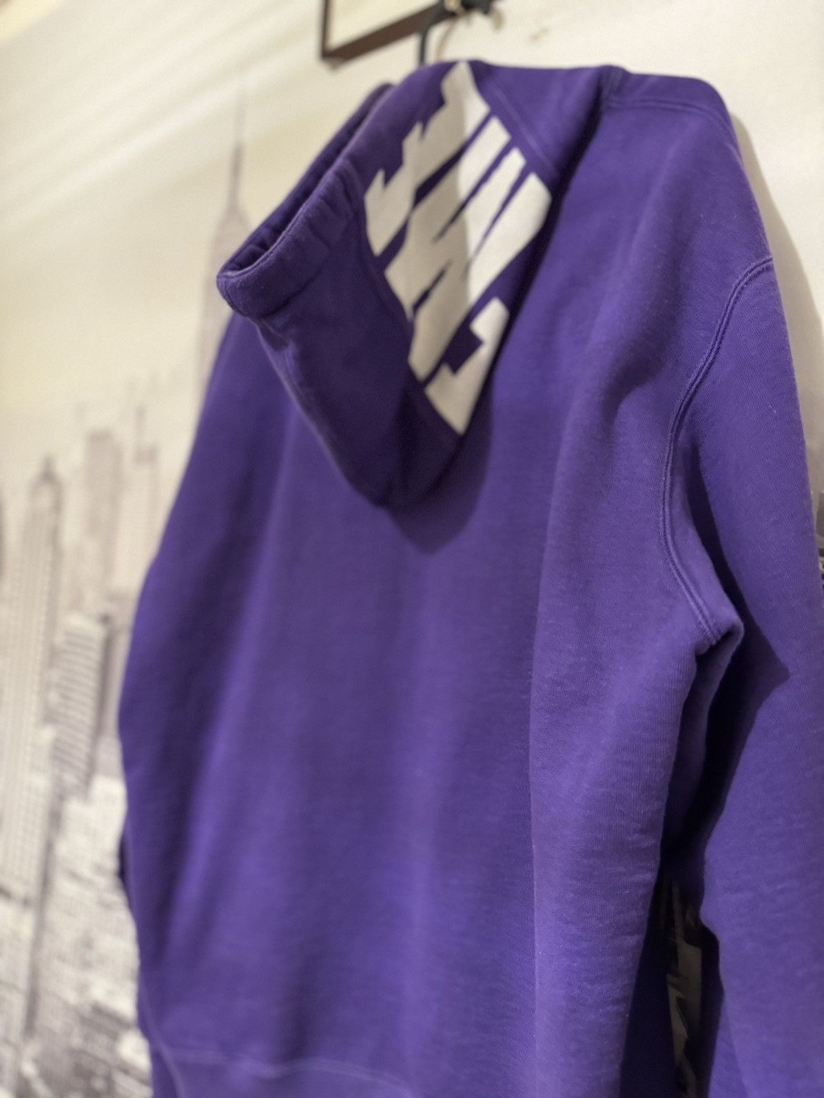 Supreme 🔥FW20 Supreme Rib Hoodie Sweatshirt Purple SZ Medium Size US M / EU 48-50 / 2 - 3 Thumbnail